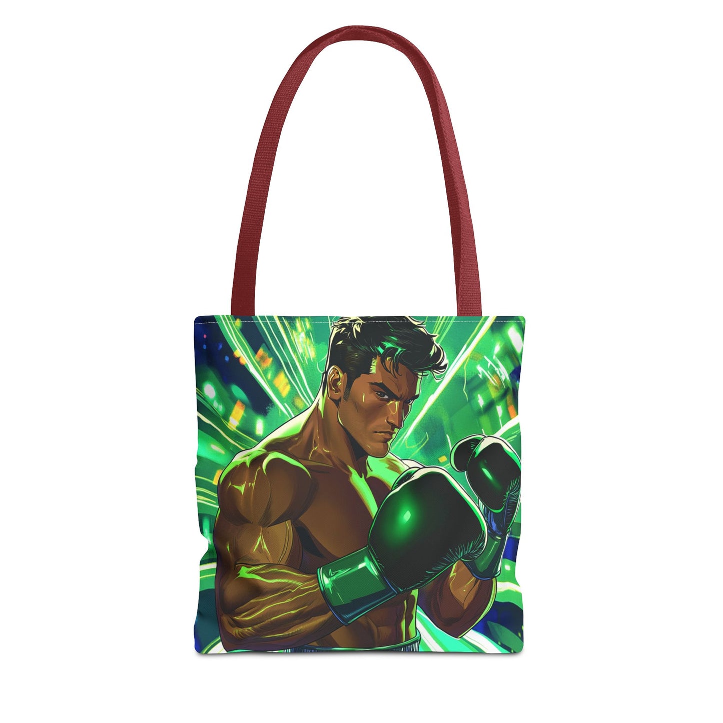 Tote Bag — Vibrant Fighting Champion Illustration