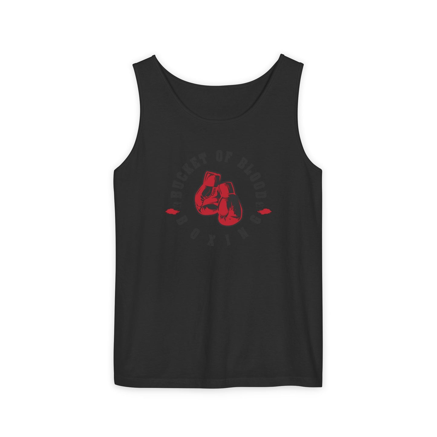 Mens Tank Tops -"Bucket of Blood" - Boxing Gym Tank Top