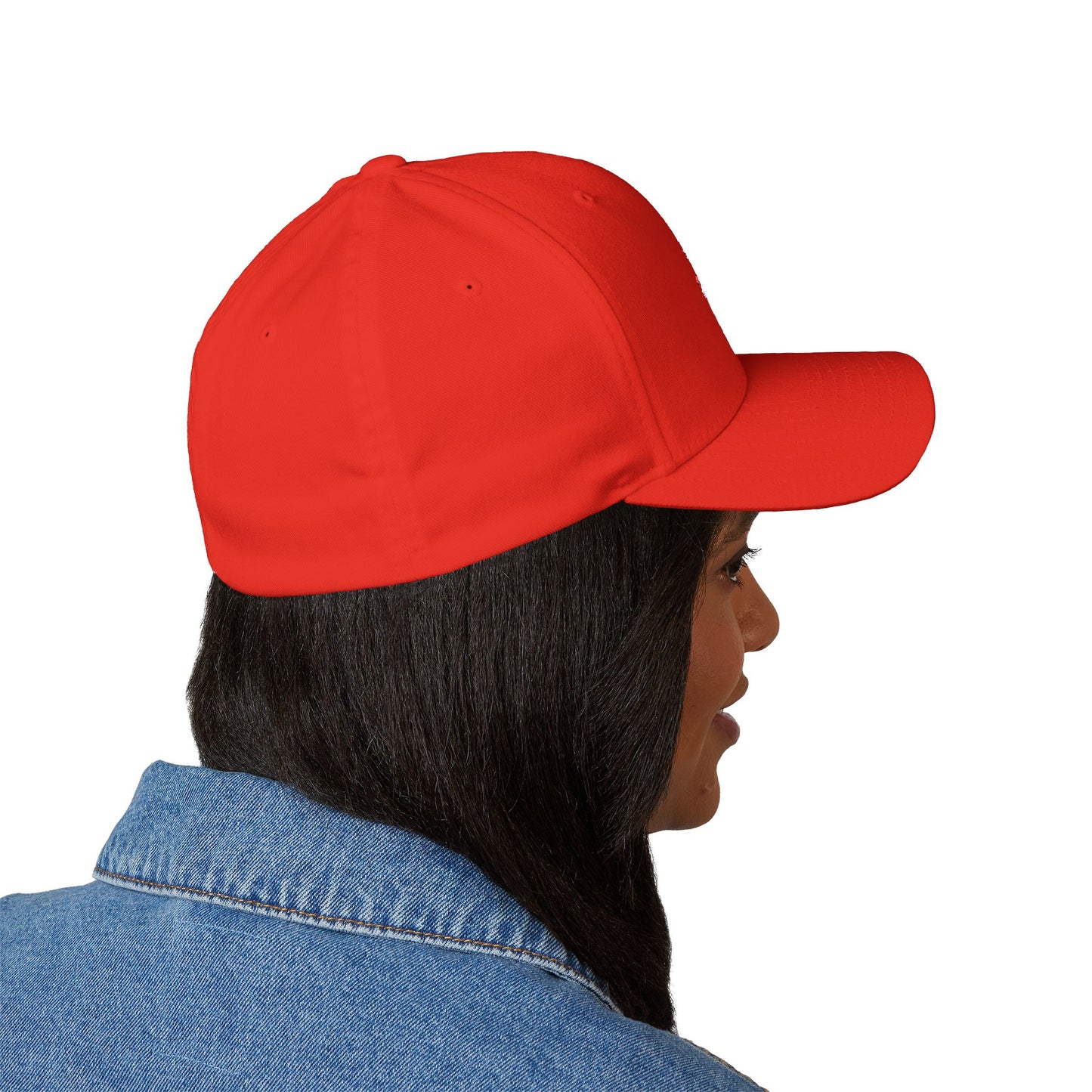 Red Baseball Hat - Red Embroidered Bucket of Blood Cap