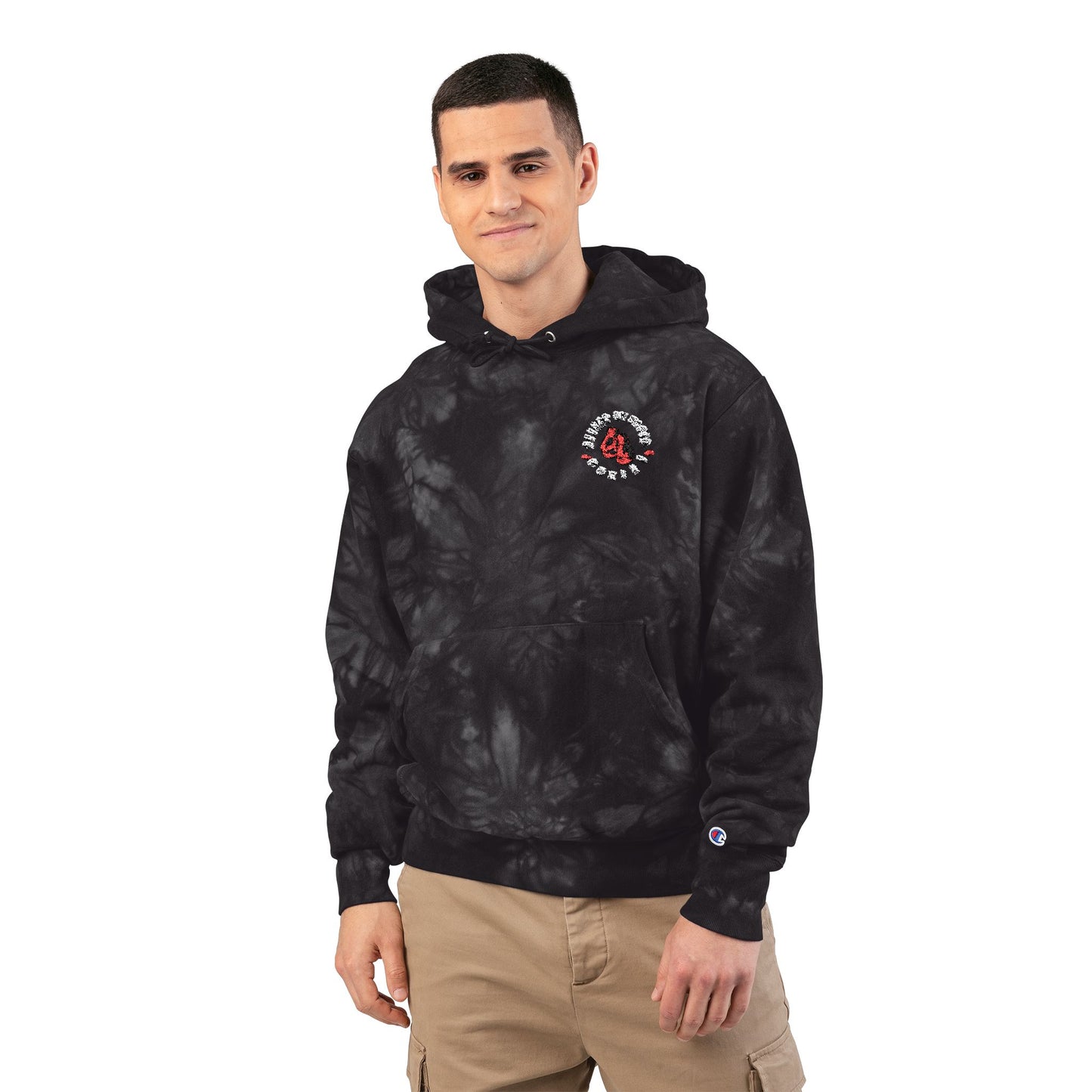 Tie Dye Hoodie - Embroidered Hoodie