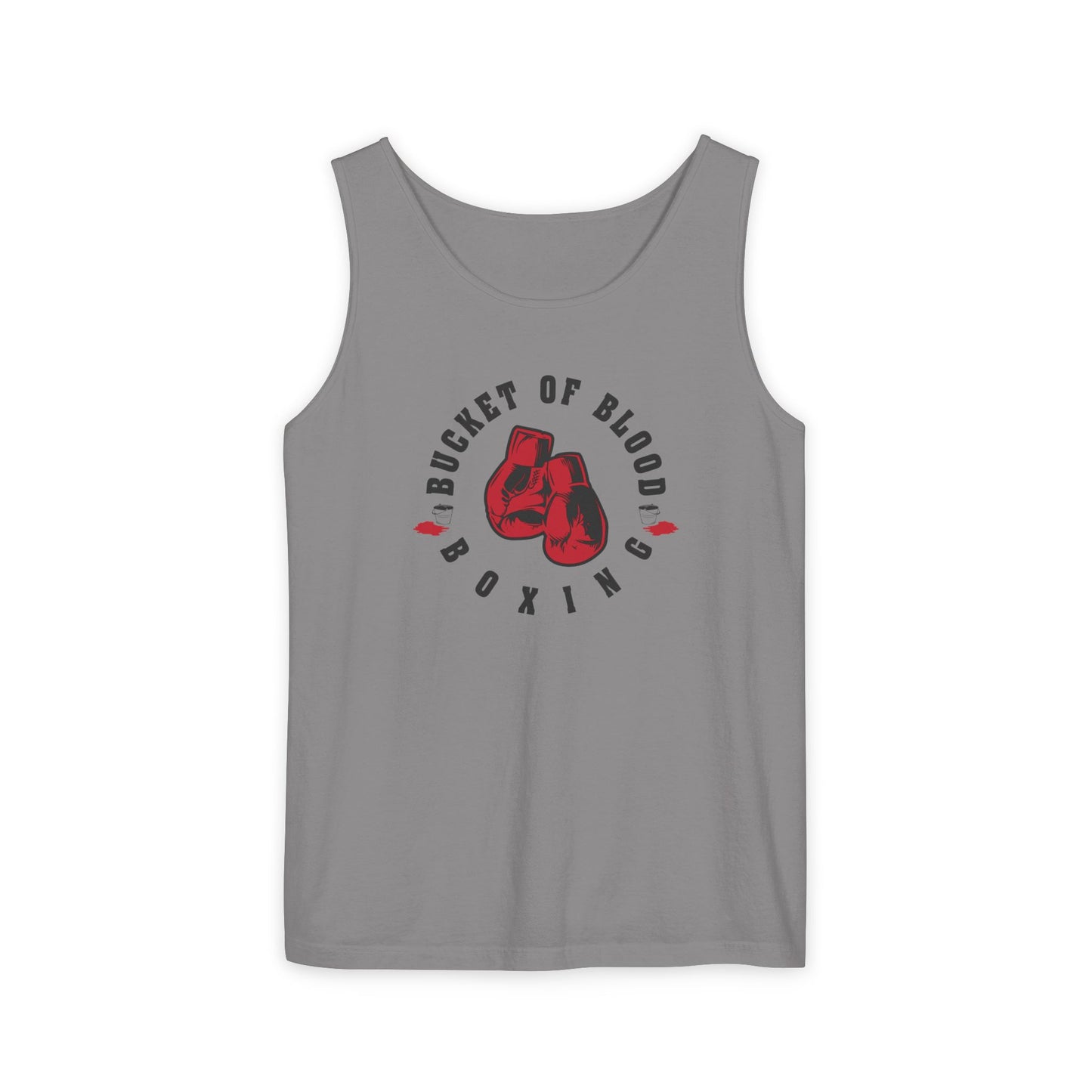Mens Tank Tops -"Bucket of Blood" - Boxing Gym Tank Top
