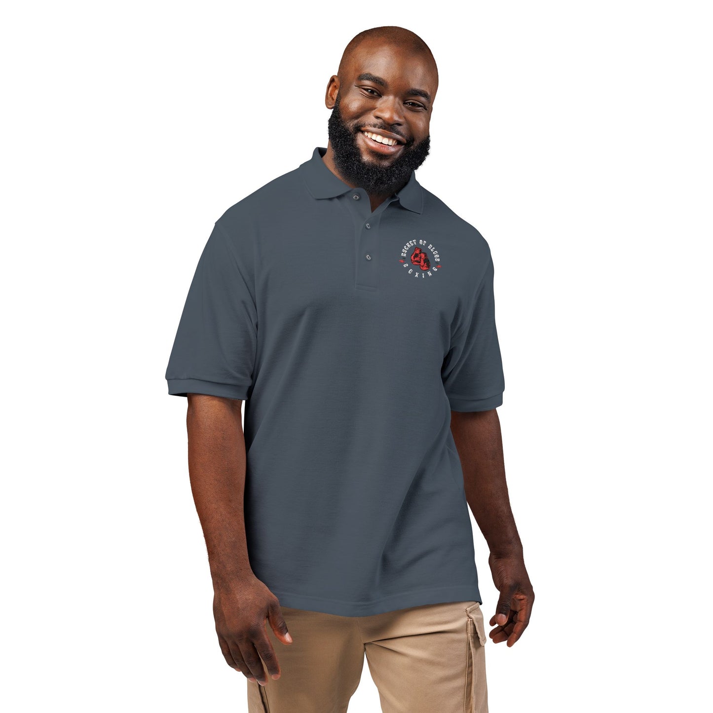Polo - Embroidered Bucket of Blood Polo Shirt