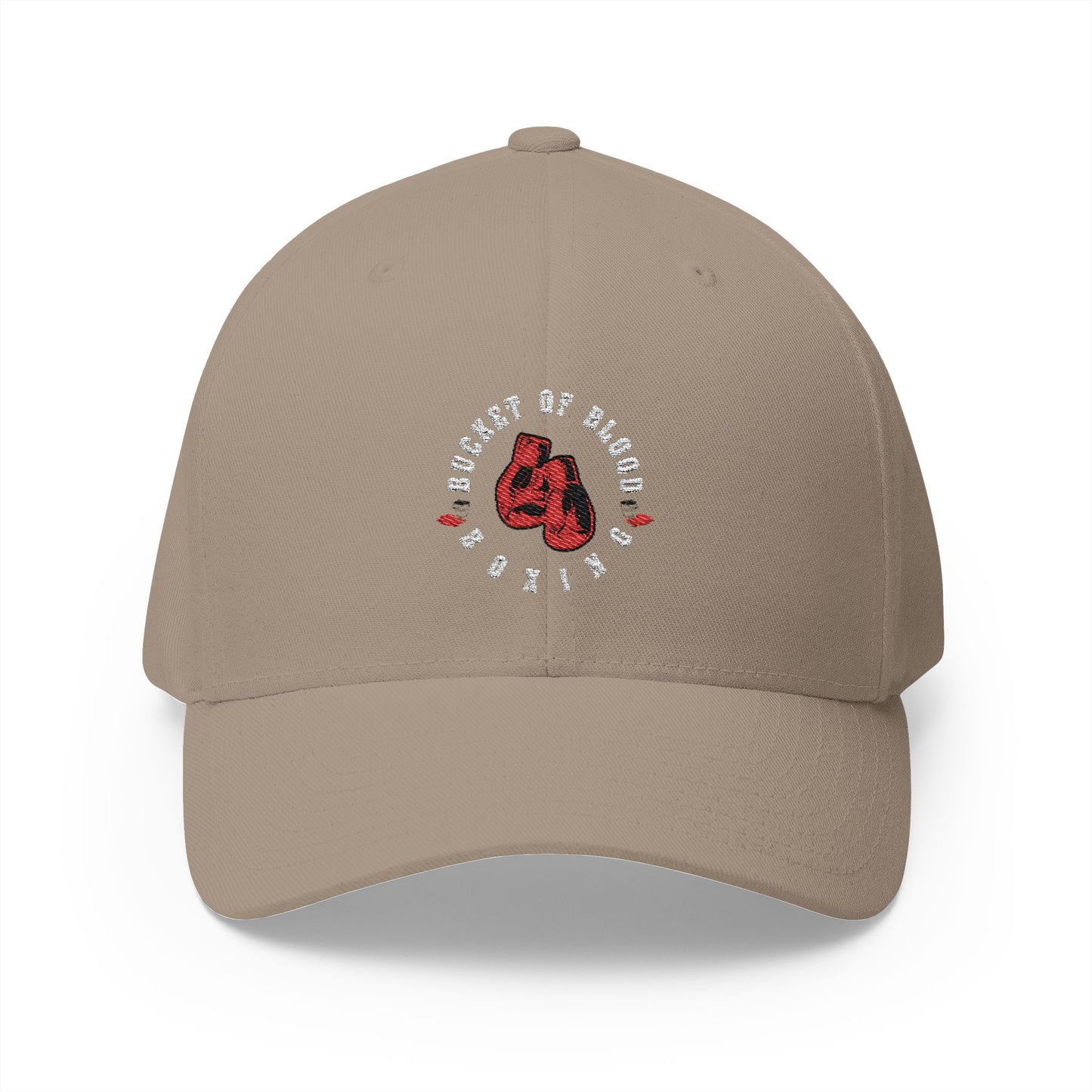 Red Baseball Hat - Red Embroidered Bucket of Blood Cap