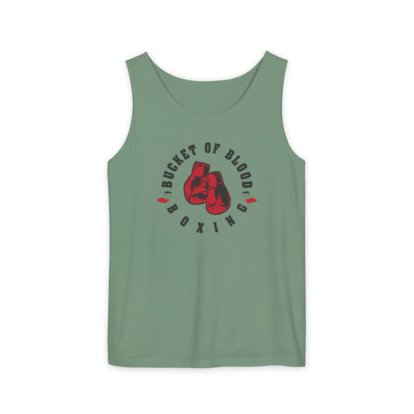 Mens Tank Tops -"Bucket of Blood" - Boxing Gym Tank Top