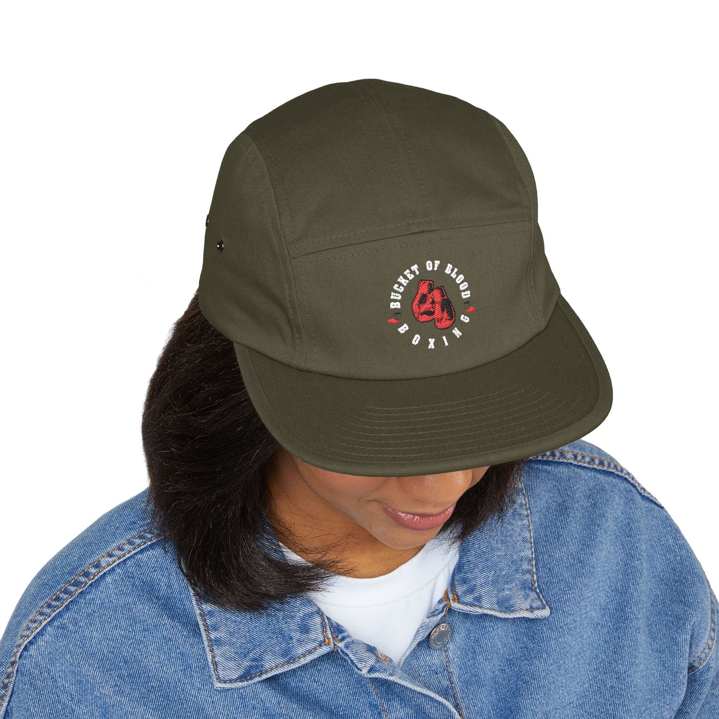 5 Panel Hat - Embroidered Casual Streetwear Cap