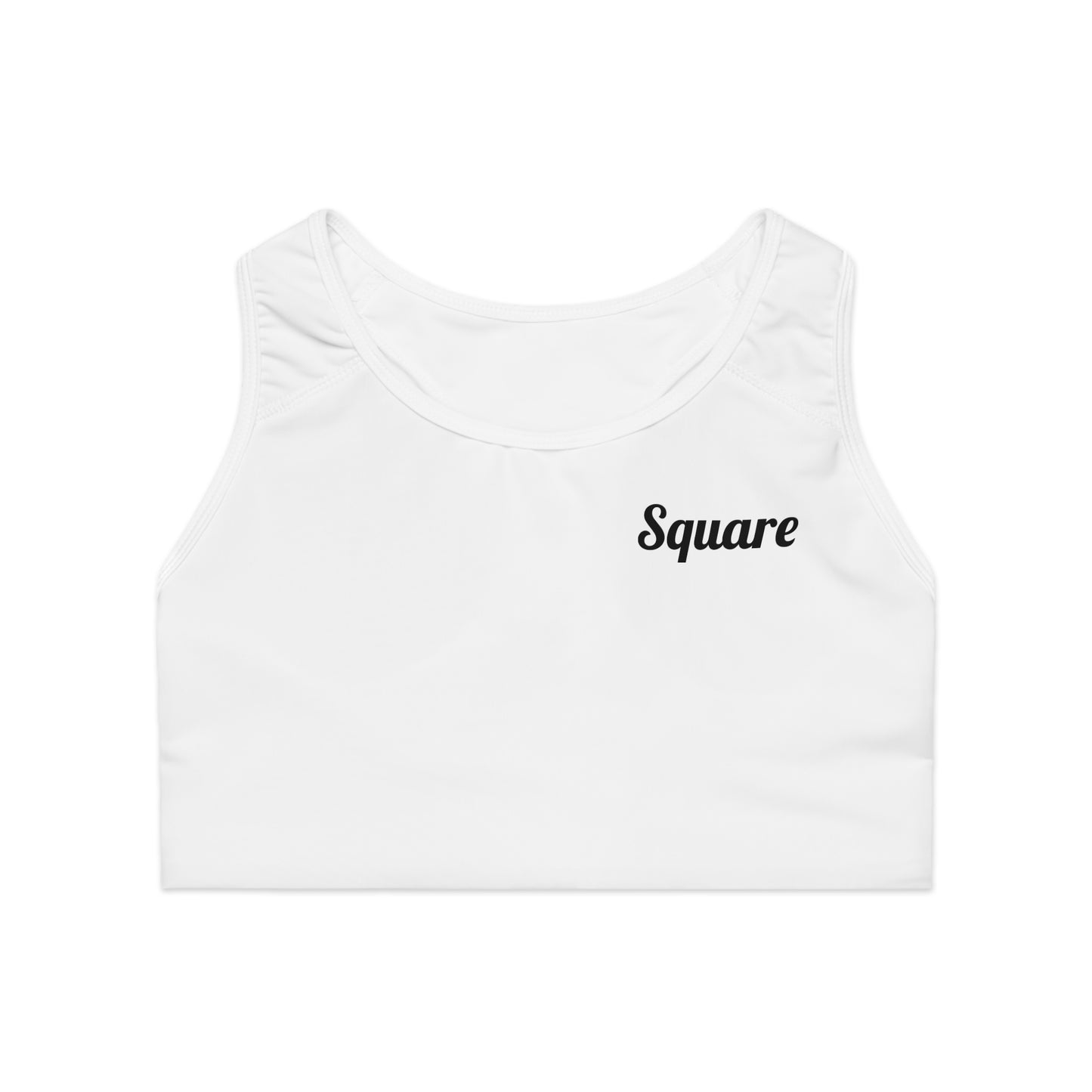 Sports Bras - Stylish Sports Bra With 'Square' Design