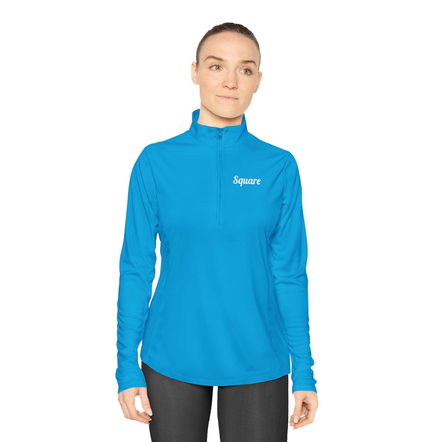 Women's Quarter Zip - Stylish Quarter-Zip Pullover For Active Women