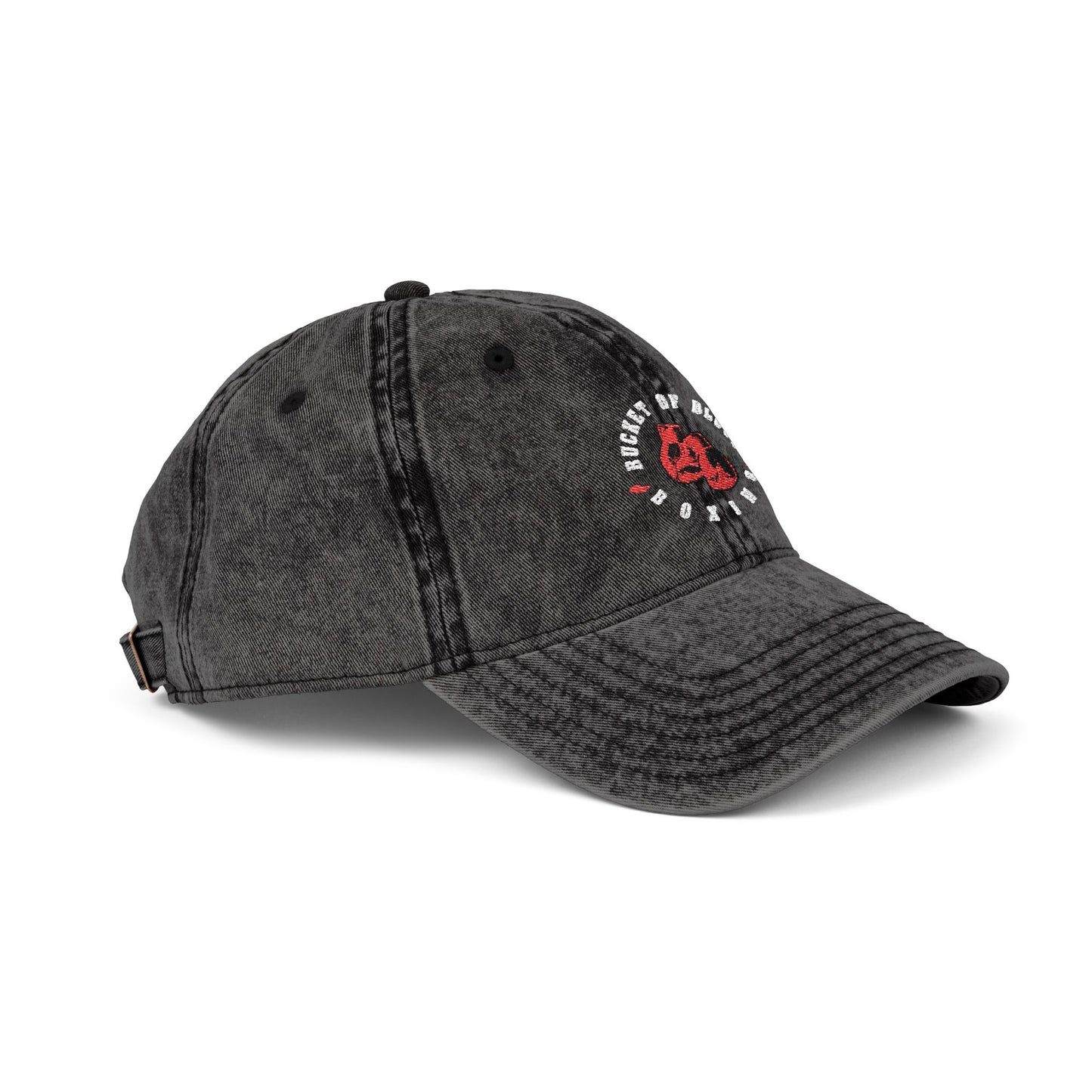 Cap - Retro Embroidered Boxing Logo Cap