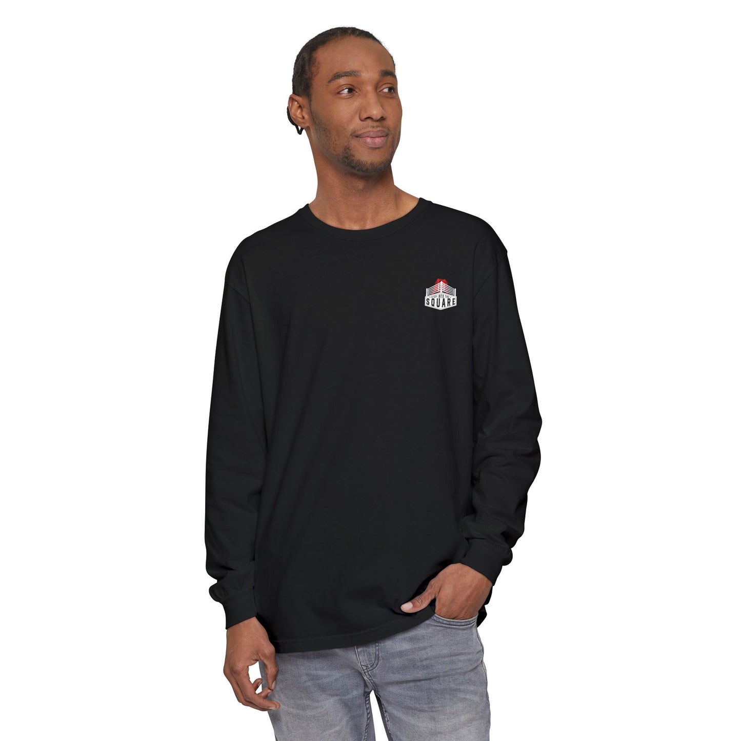 Long Sleeve Shirt - Casual Long Sleeve Tee With Vintage Feel