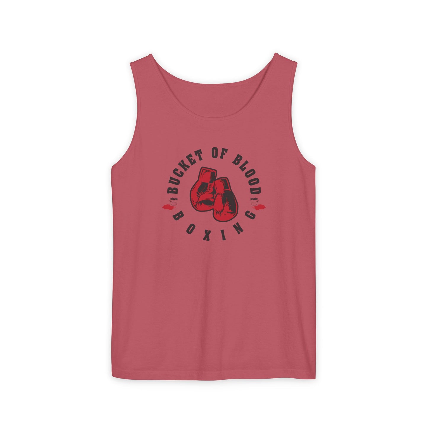 Mens Tank Tops -"Bucket of Blood" - Boxing Gym Tank Top