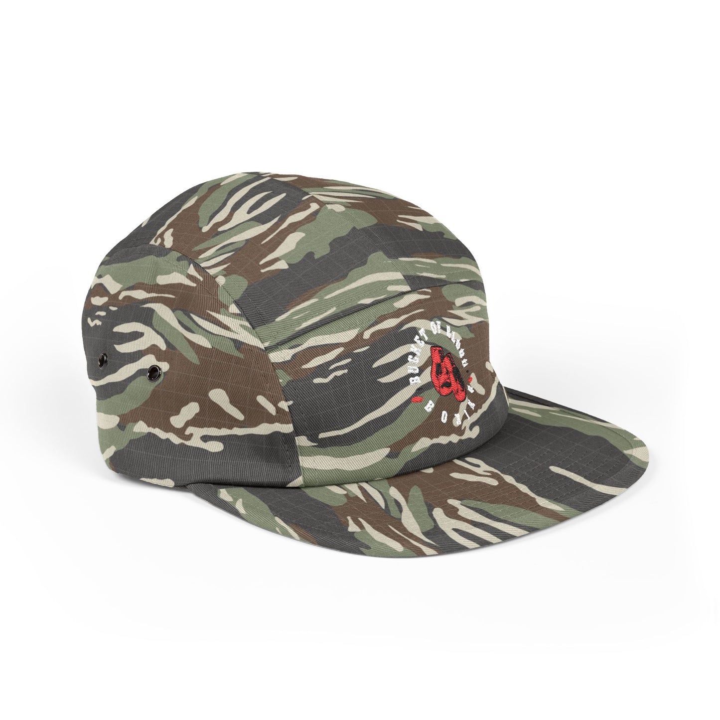 5 Panel Hat - Embroidered Casual Streetwear Cap
