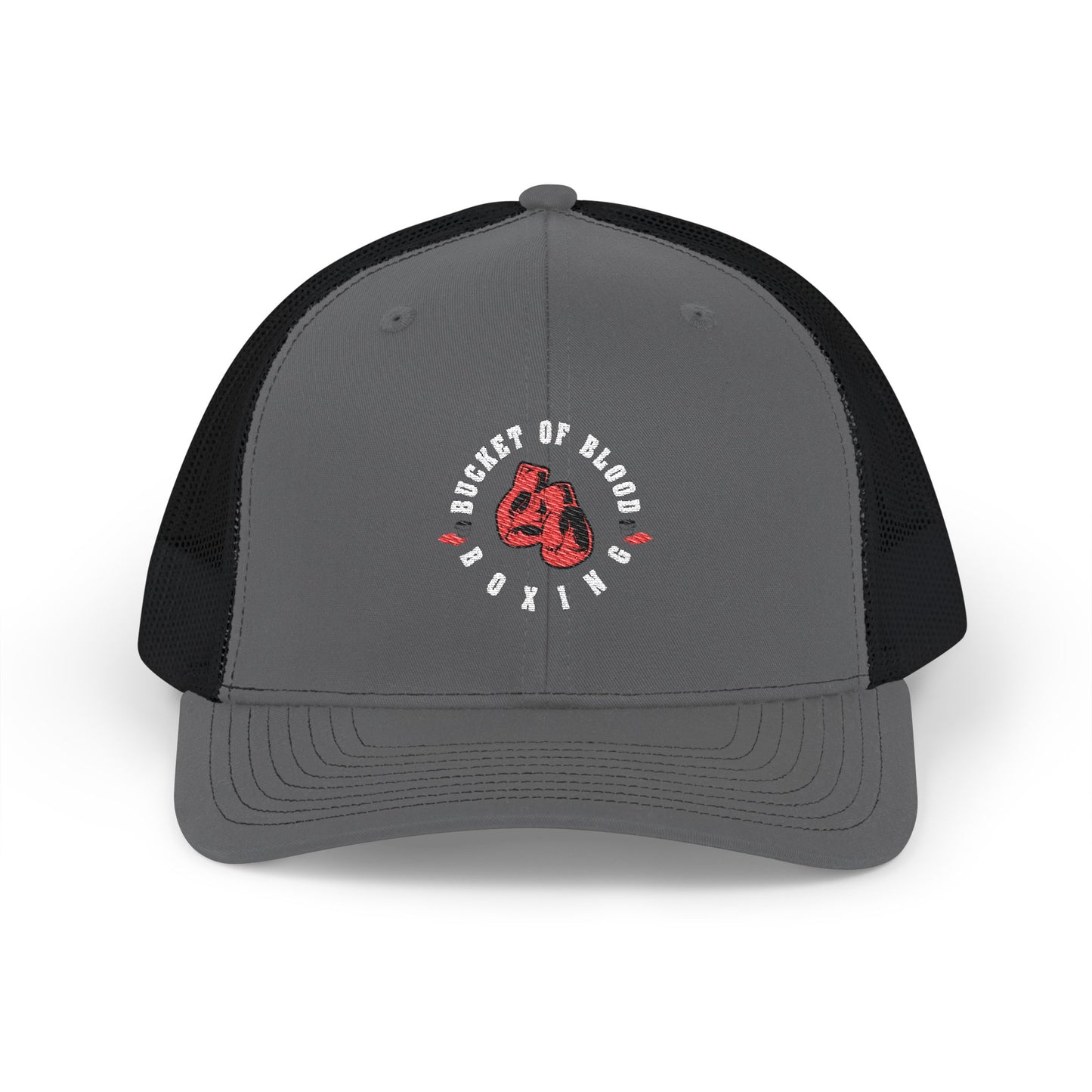 Trucker Hats - Embroidered Boxing Logo Trucker Hat