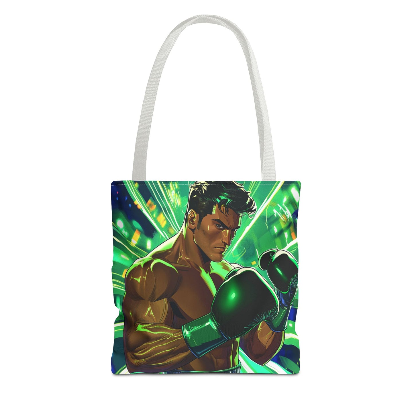 Tote Bag — Vibrant Fighting Champion Illustration