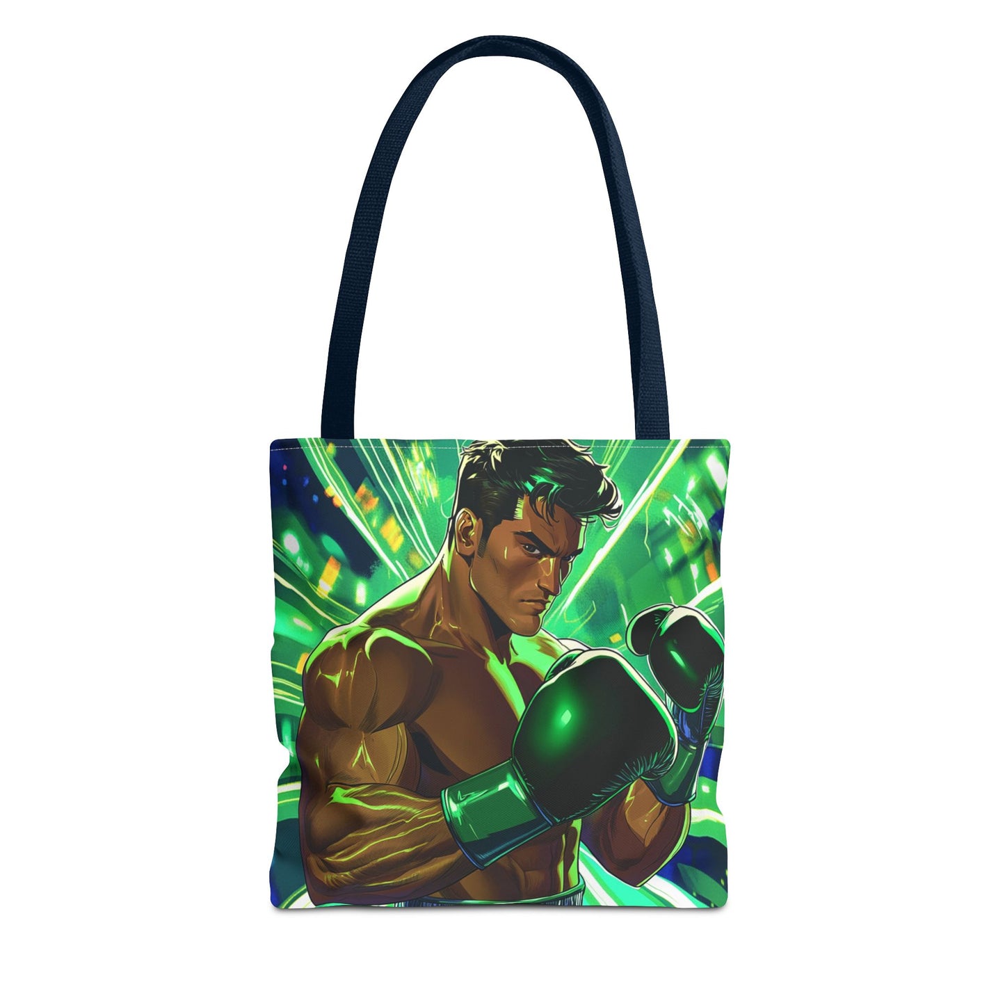Tote Bag — Vibrant Fighting Champion Illustration