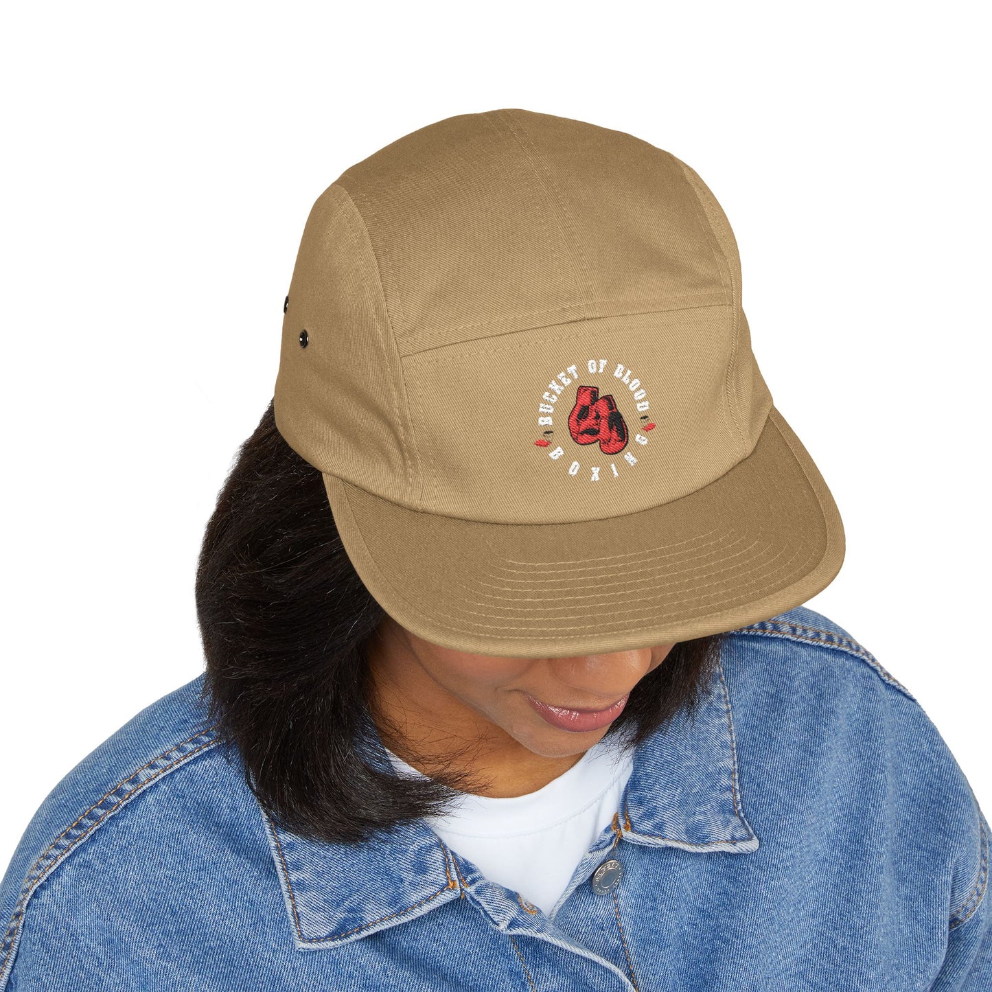 5 Panel Hat - Embroidered Casual Streetwear Cap