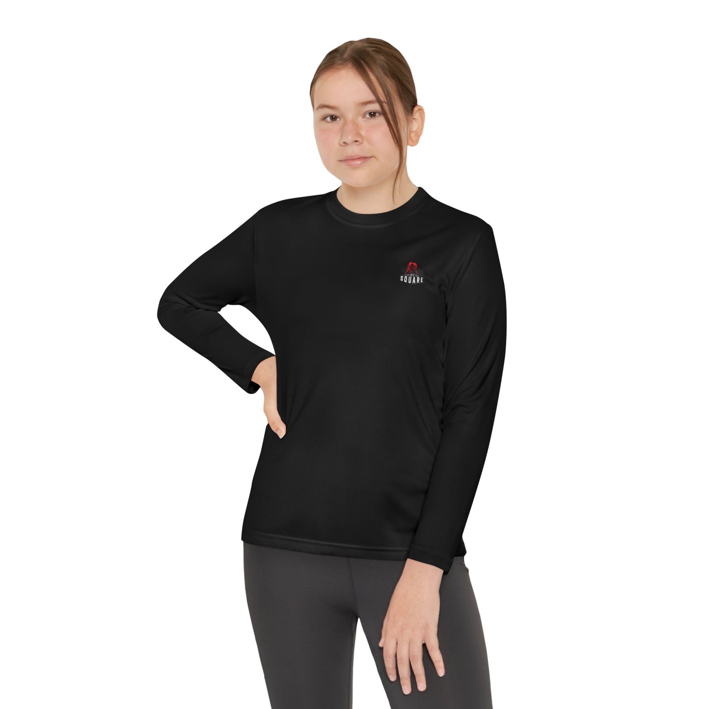 Boys Long Sleeve Shirts - Youth Long Sleeve Sports Tee With Boxing Design