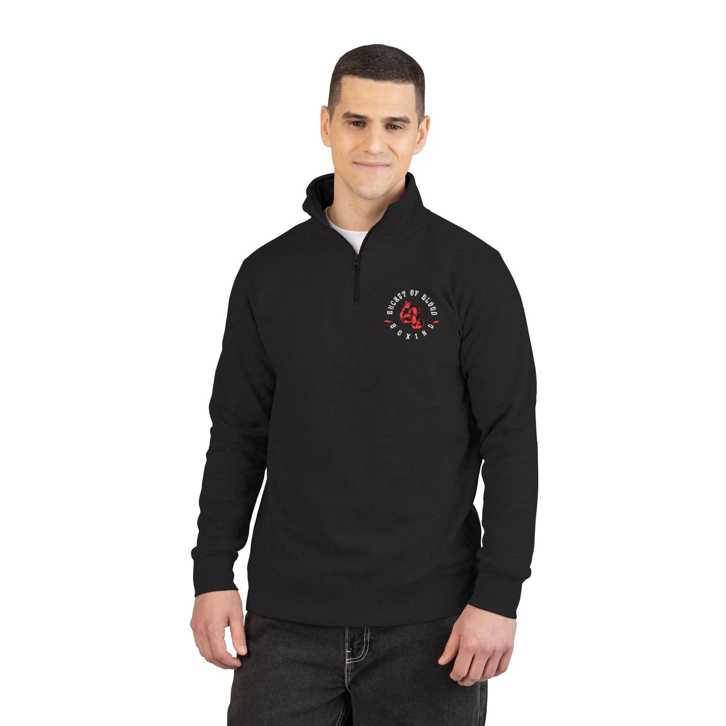 Fleece Jacket - Cozy Zip-Neck Fleece Sweatshirt