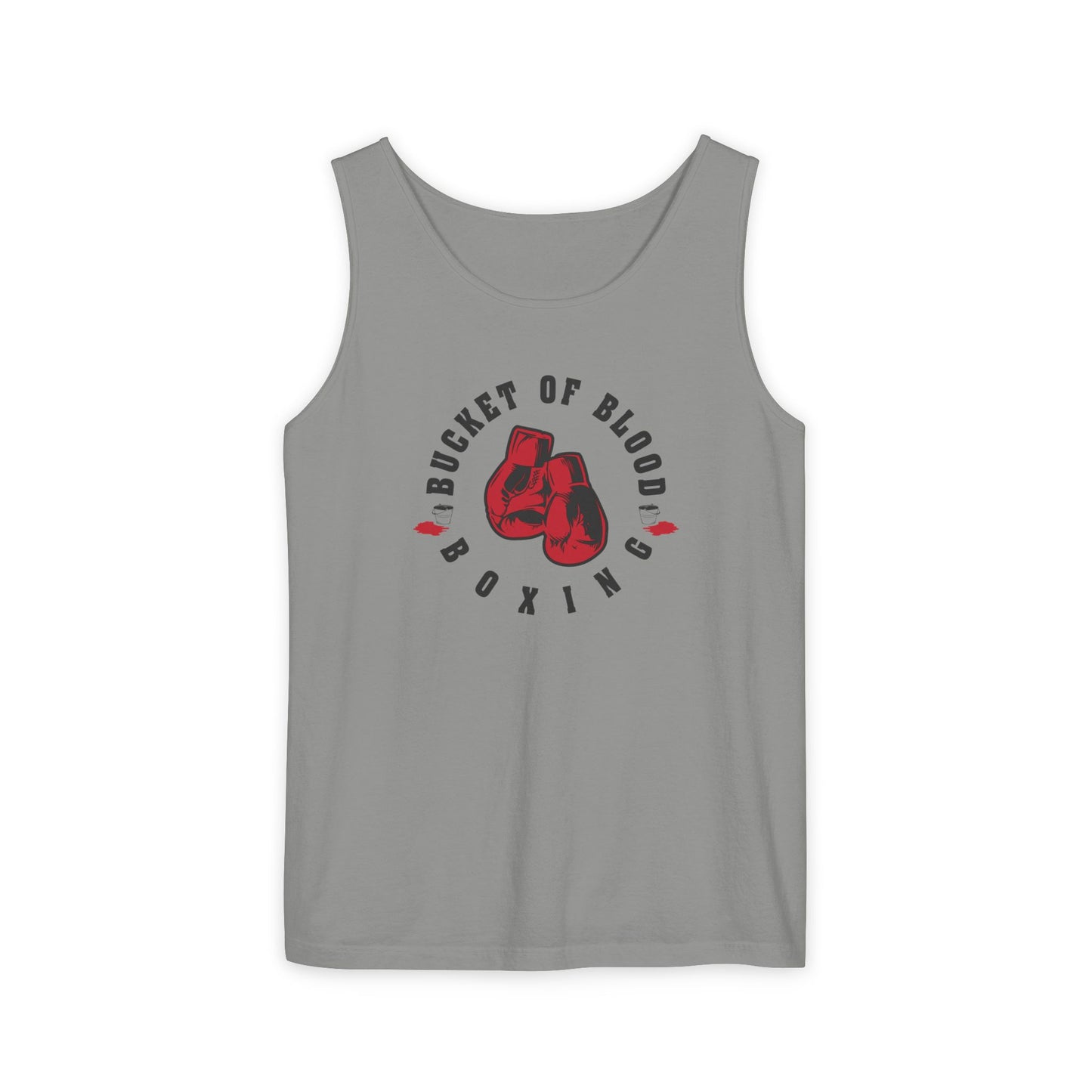 Mens Tank Tops -"Bucket of Blood" - Boxing Gym Tank Top
