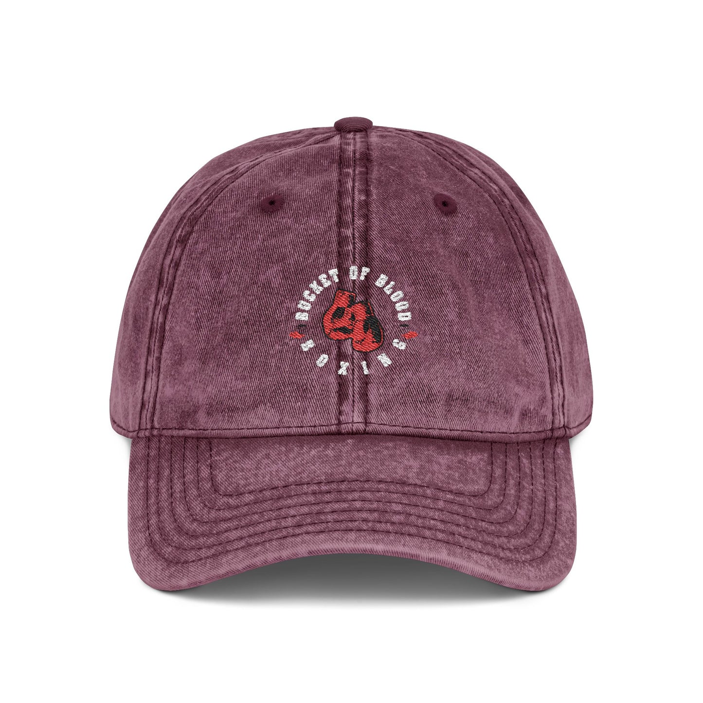 Cap - Retro Embroidered Boxing Logo Cap