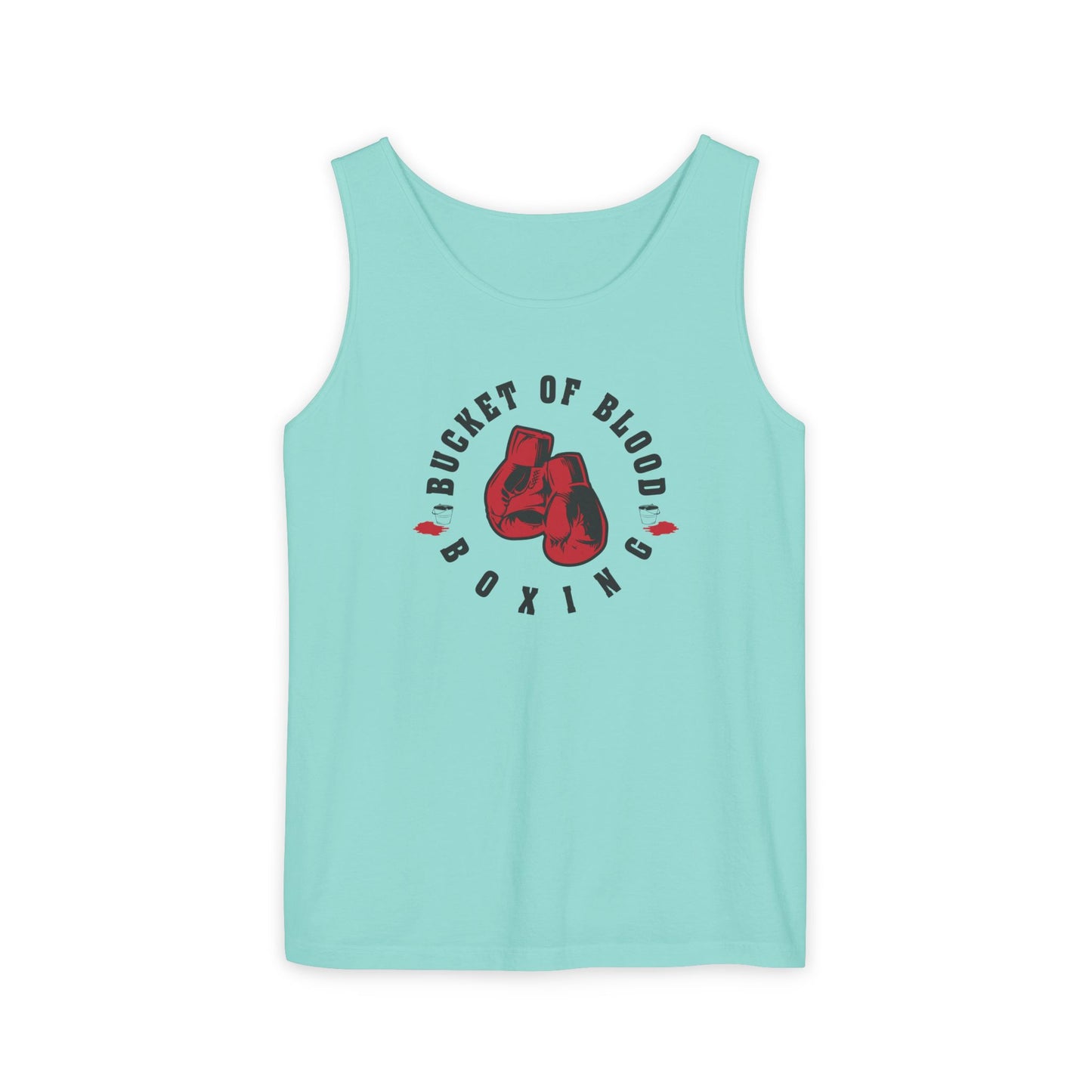 Mens Tank Tops -"Bucket of Blood" - Boxing Gym Tank Top