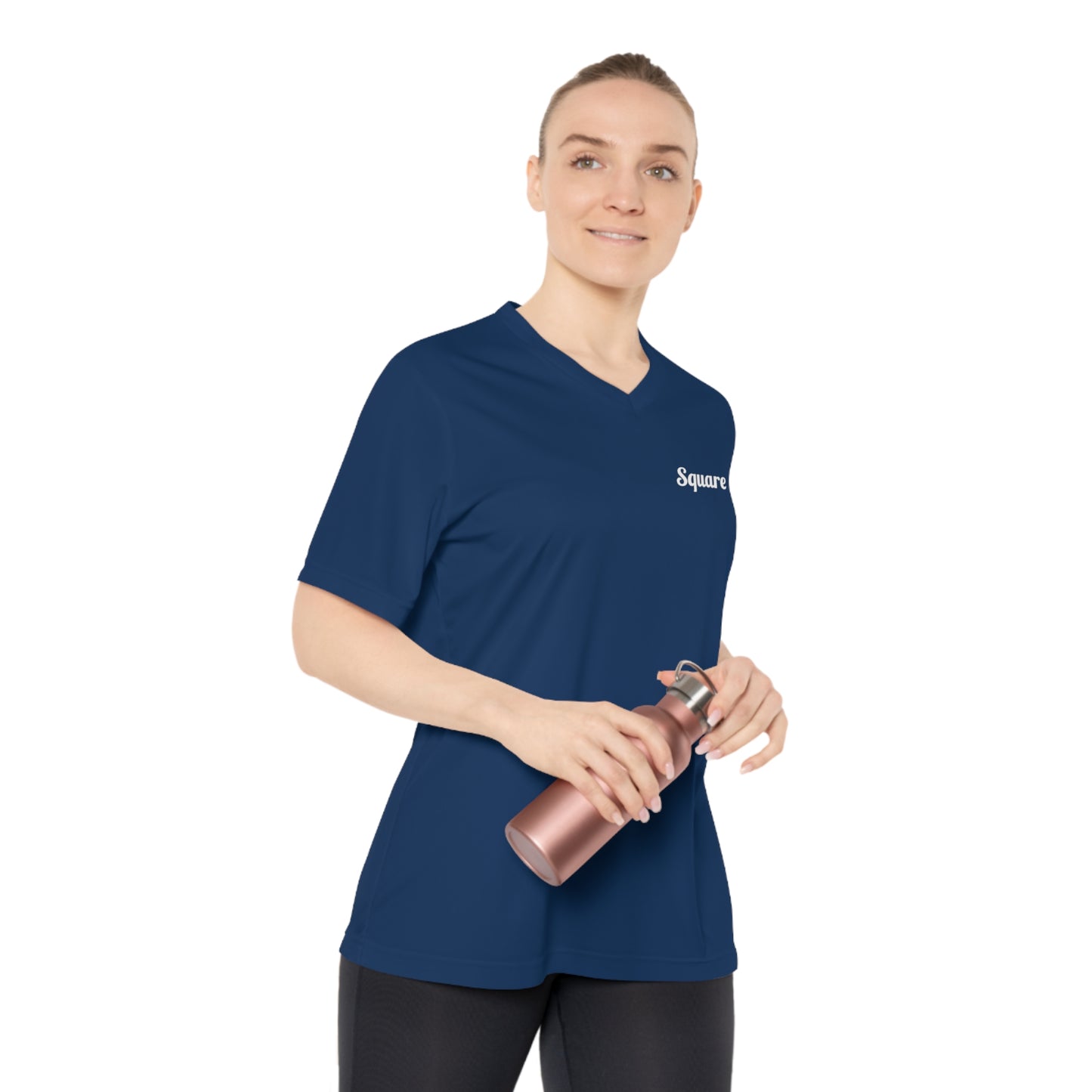 V Neck T Shirts - Boxing-Inspired Women's Performance V-Neck T-Shirt