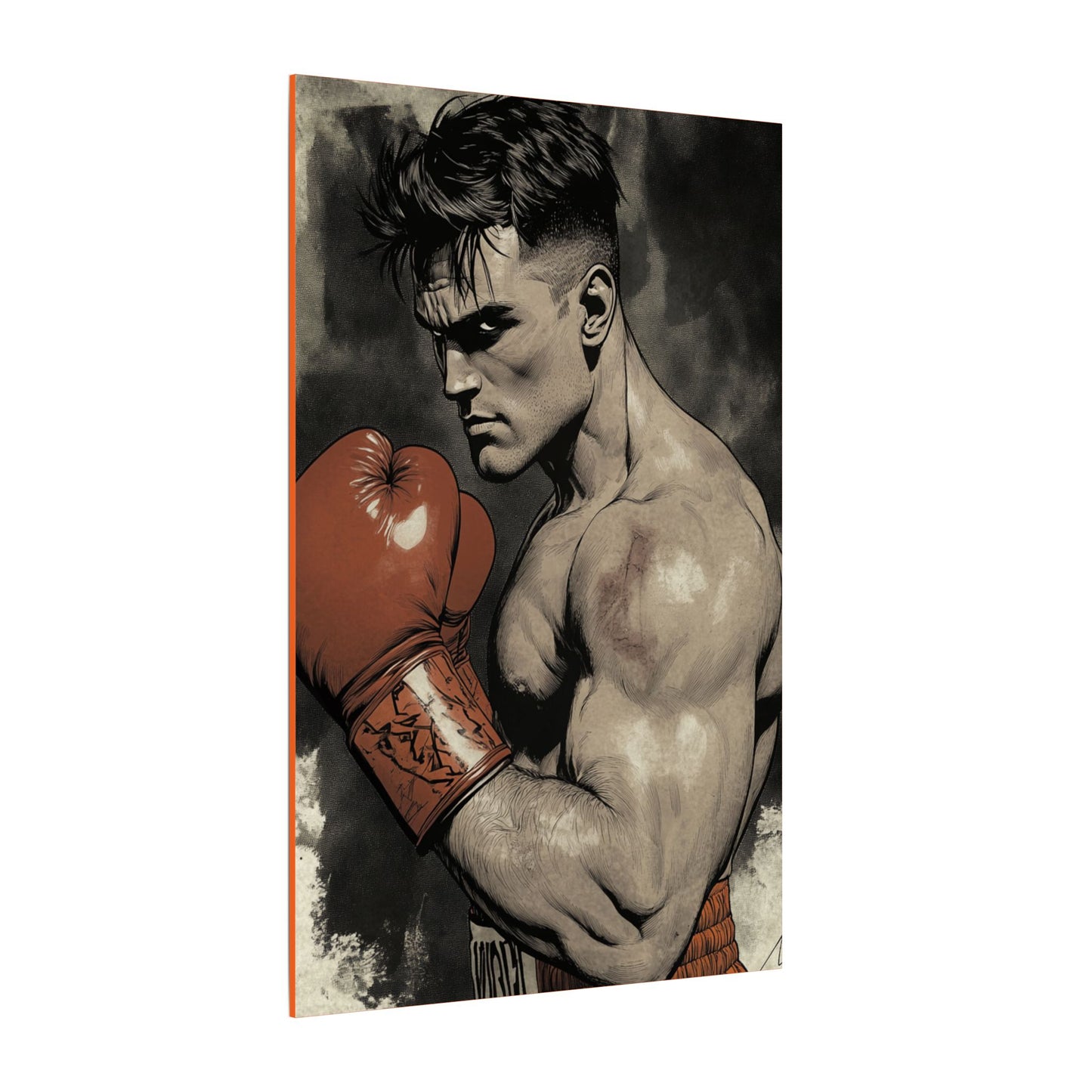Vintage Boxing Wall Art - Boxer Art Canvas Print