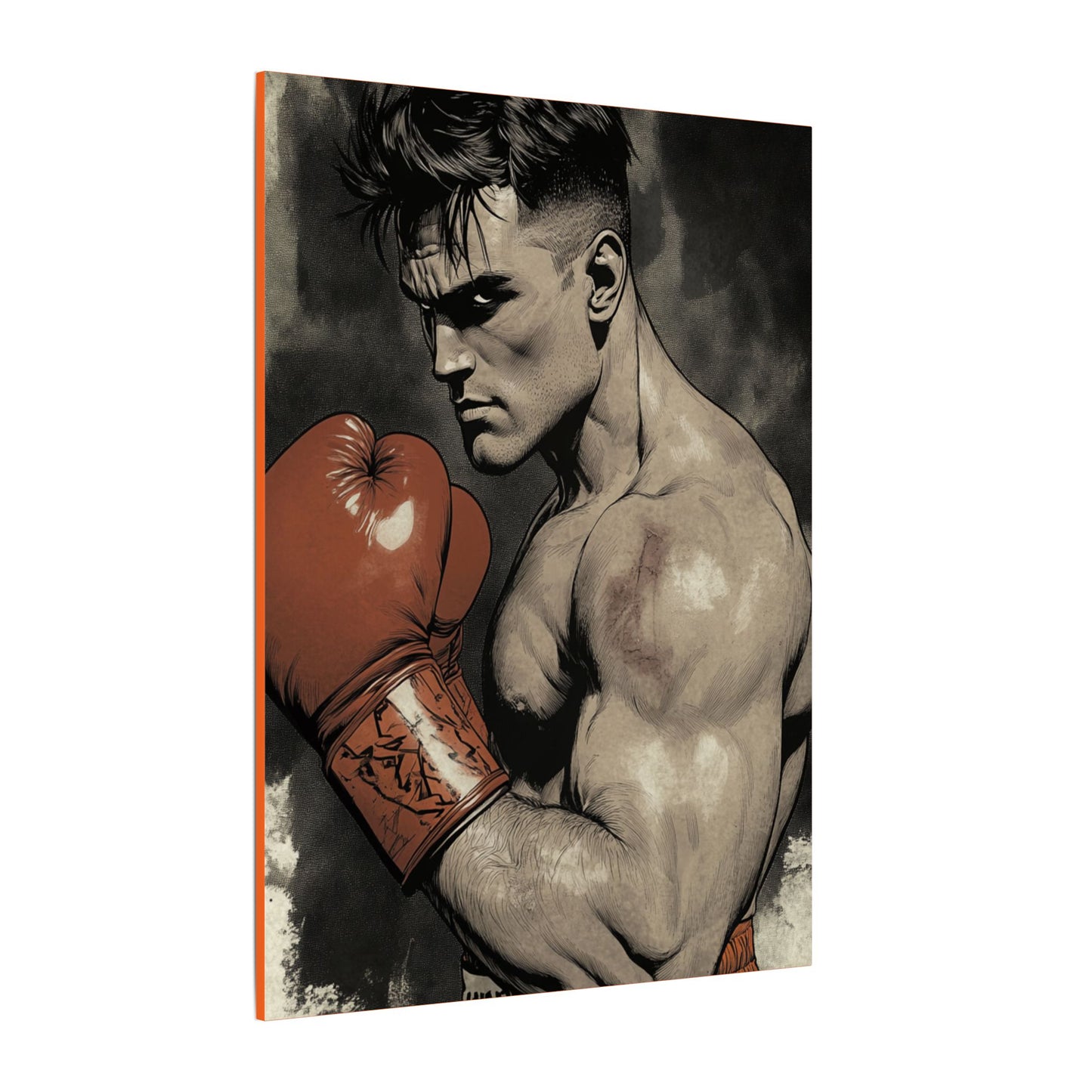 Vintage Boxing Wall Art - Boxer Art Canvas Print