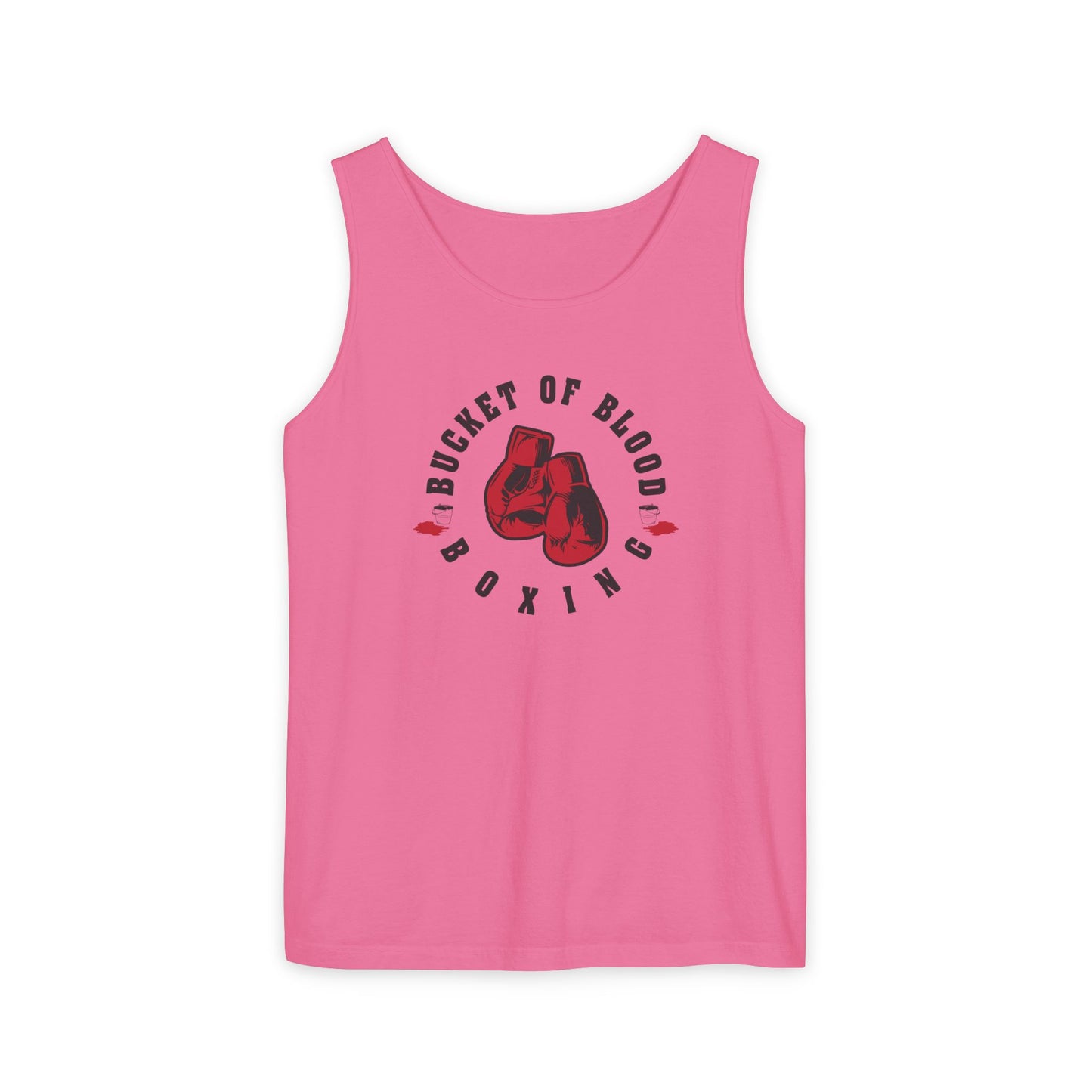 Mens Tank Tops -"Bucket of Blood" - Boxing Gym Tank Top