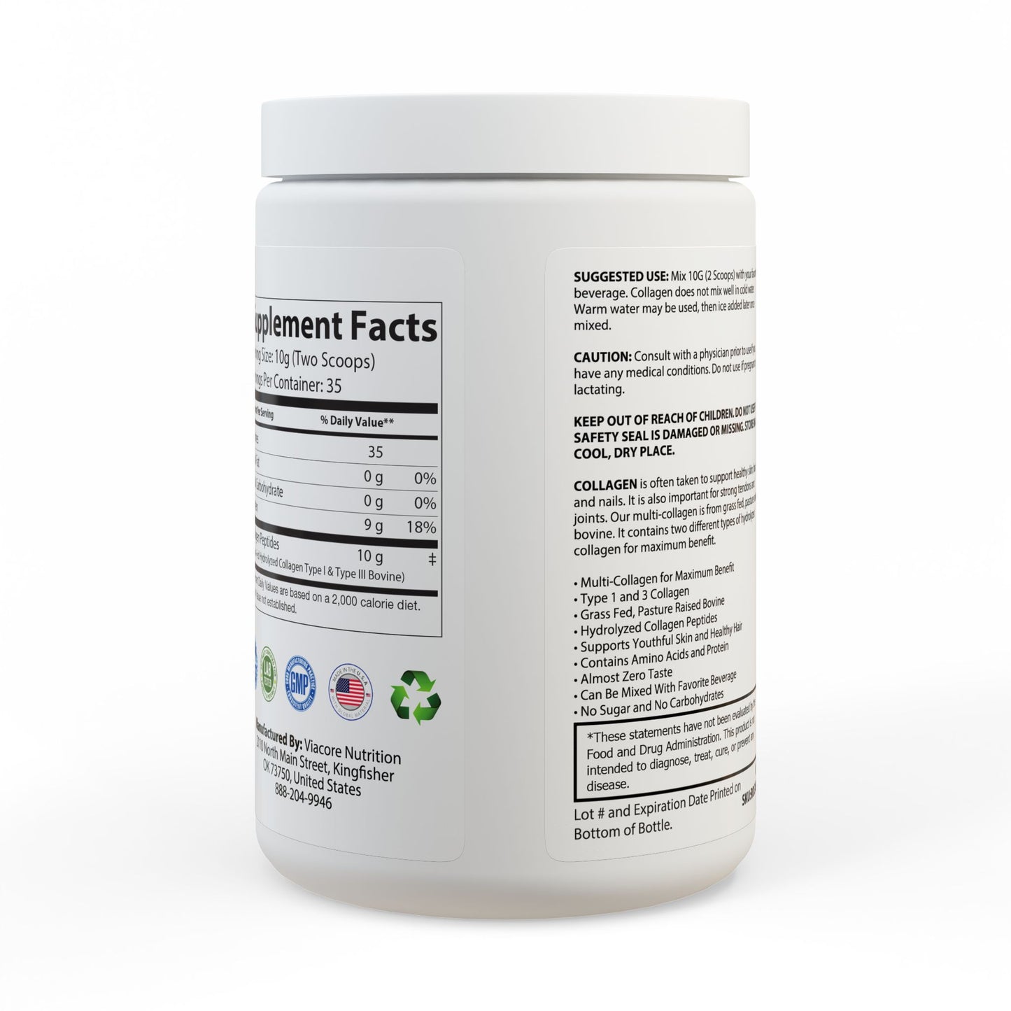 Collagen Peptides - Type I & III Collagen Powder