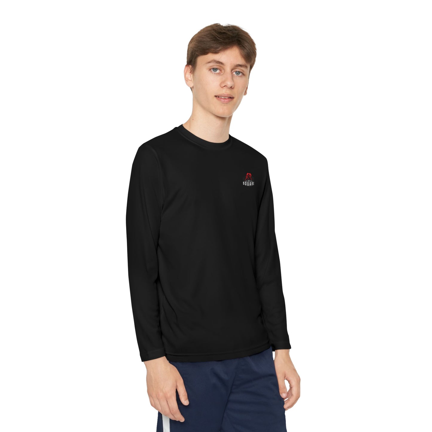 Boys Long Sleeve Shirts - Youth Long Sleeve Sports Tee With Boxing Design
