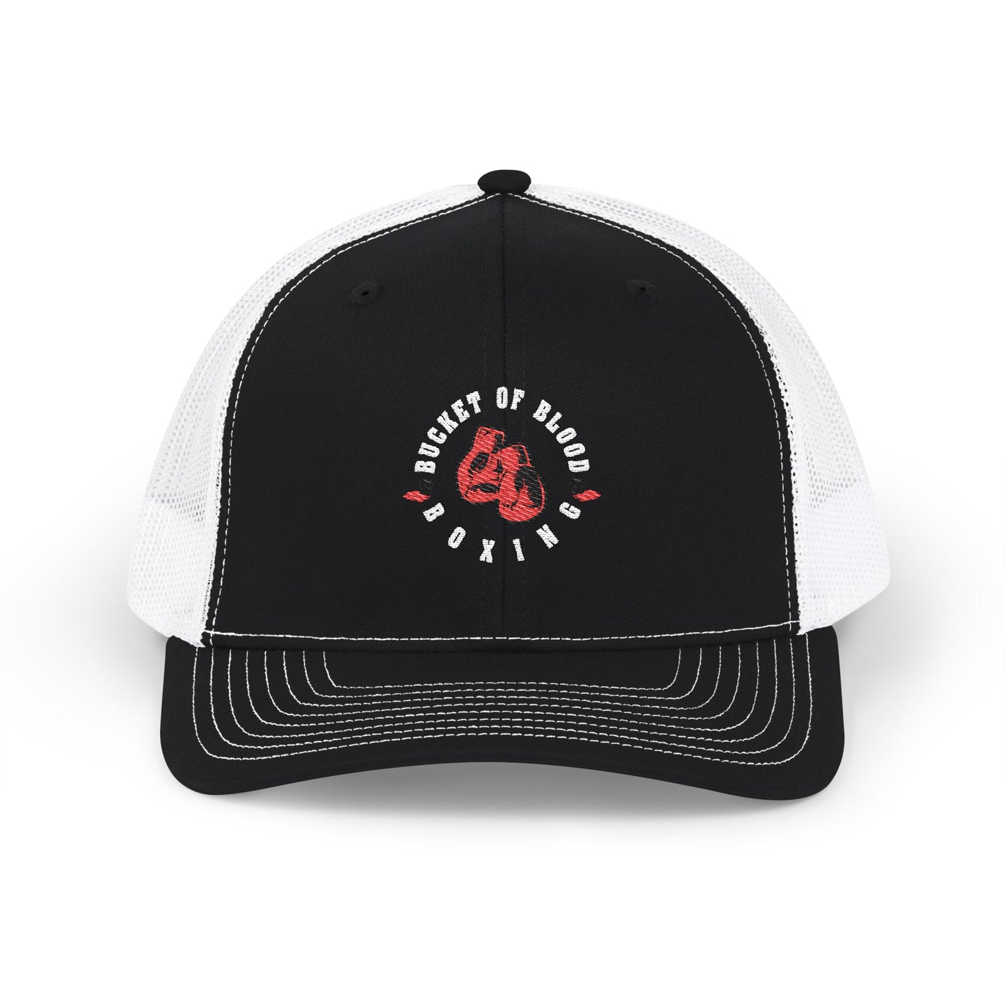 Trucker Hats - Embroidered Boxing Logo Trucker Hat