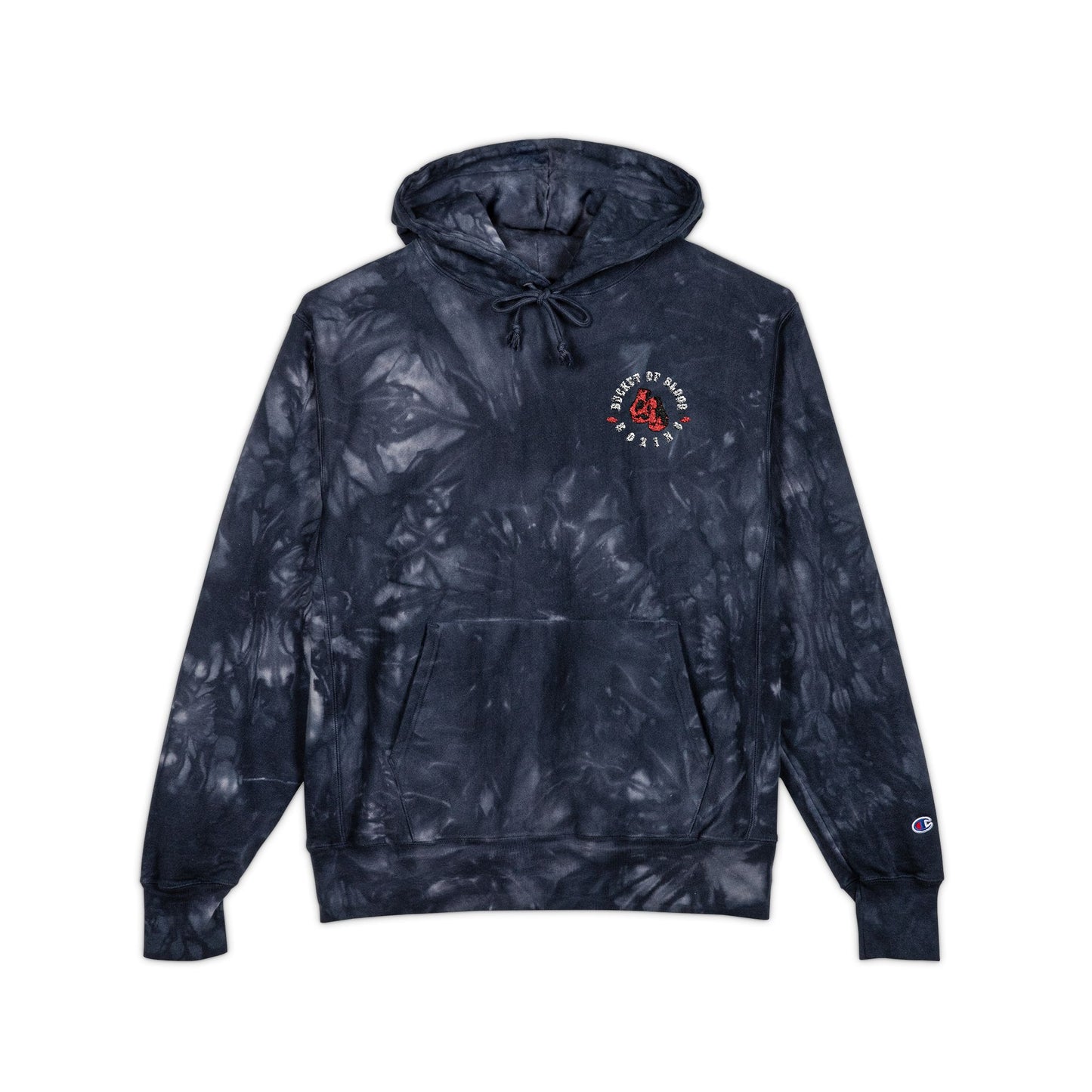Tie Dye Hoodie - Embroidered Hoodie