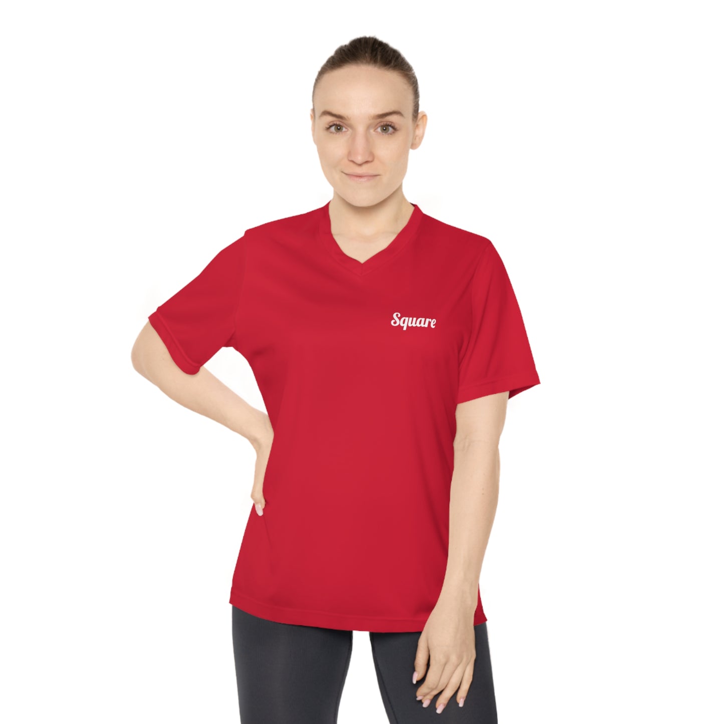 V Neck T Shirts - Boxing-Inspired Women's Performance V-Neck T-Shirt