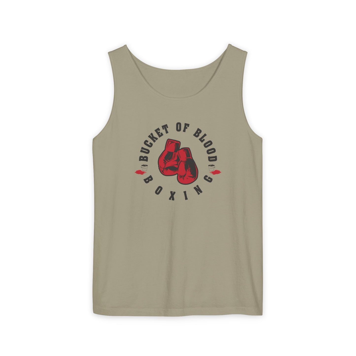 Mens Tank Tops -"Bucket of Blood" - Boxing Gym Tank Top
