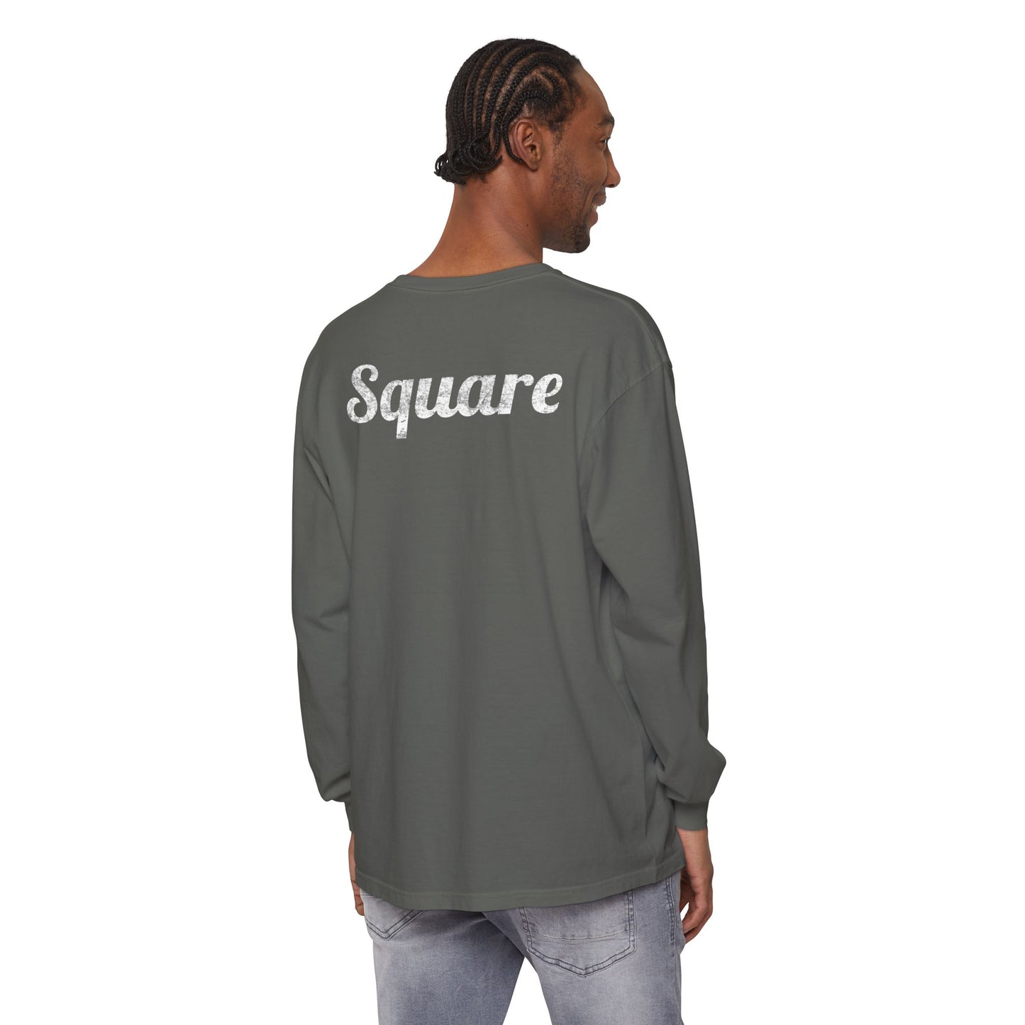 Long Sleeve Shirt - Casual Long Sleeve Tee With Vintage Feel