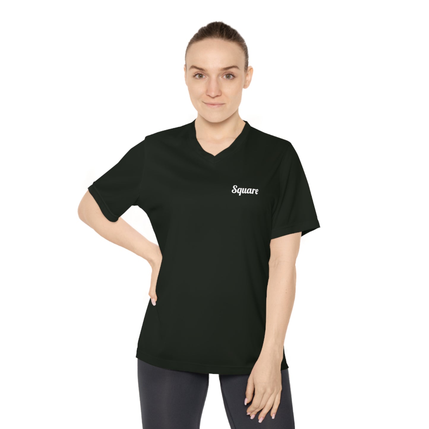 V Neck T Shirts - Boxing-Inspired Women's Performance V-Neck T-Shirt