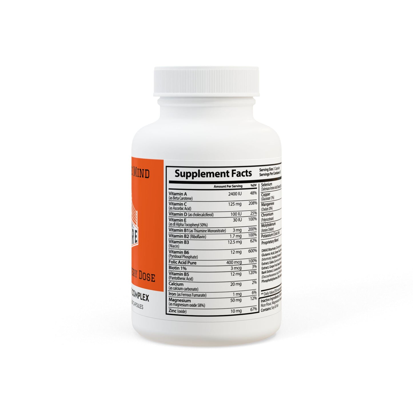 Internal Capsule Brain - Brain Support Capsules - Cognitive Health Supplement