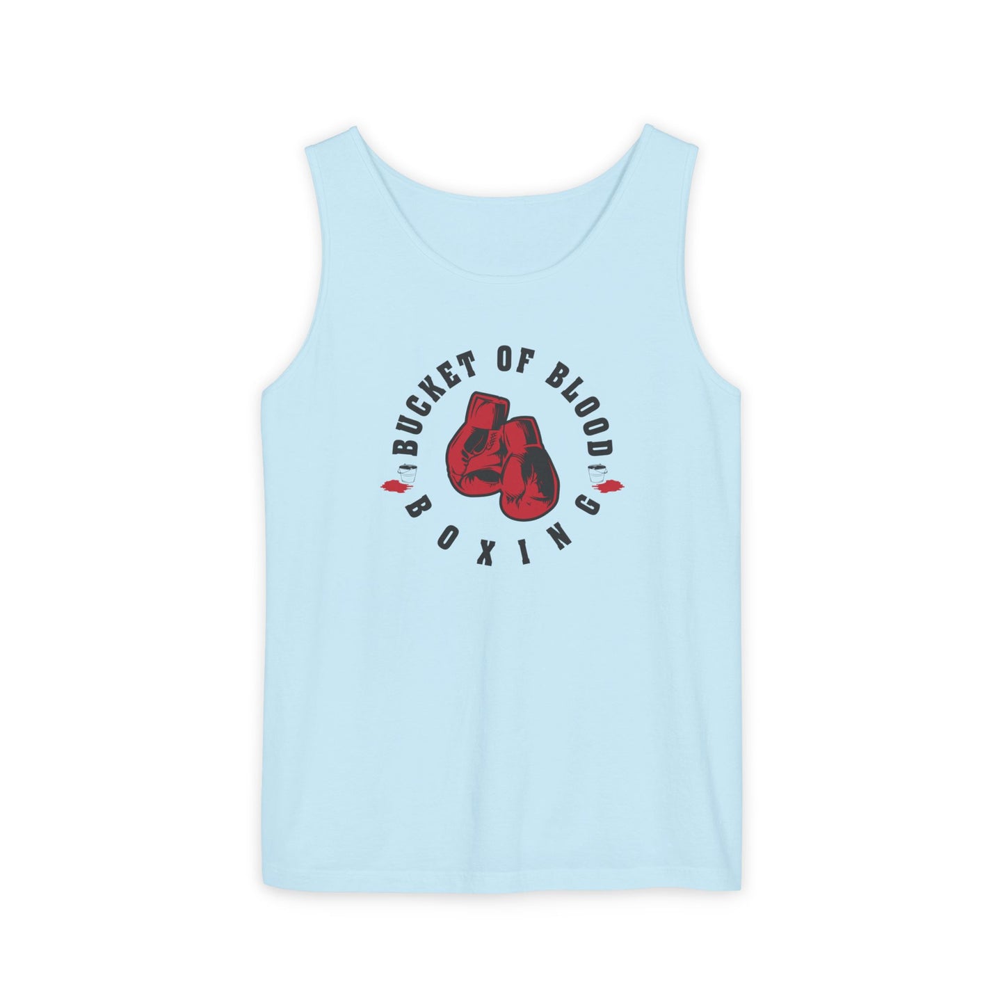 Mens Tank Tops -"Bucket of Blood" - Boxing Gym Tank Top