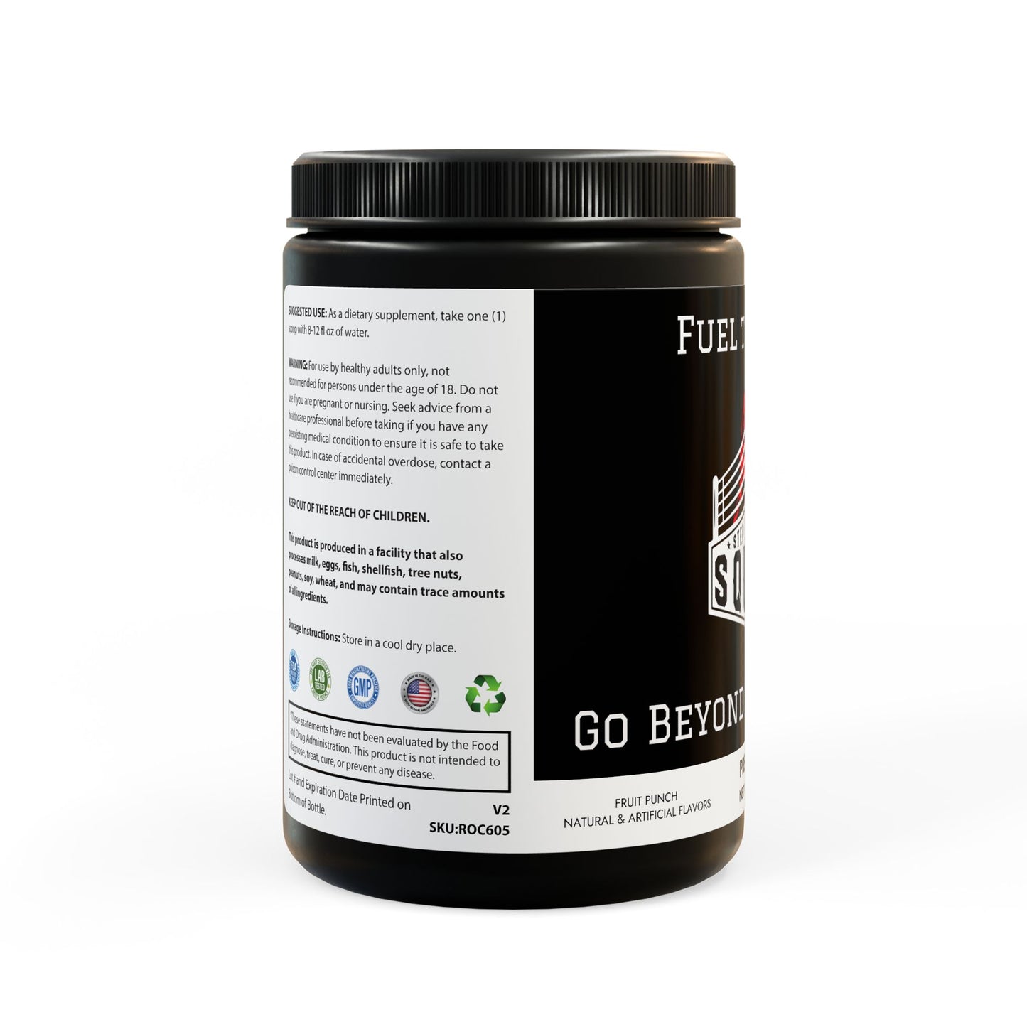 Pre-Workout - Pre‑Workout Powder Fruit Punch Flavor