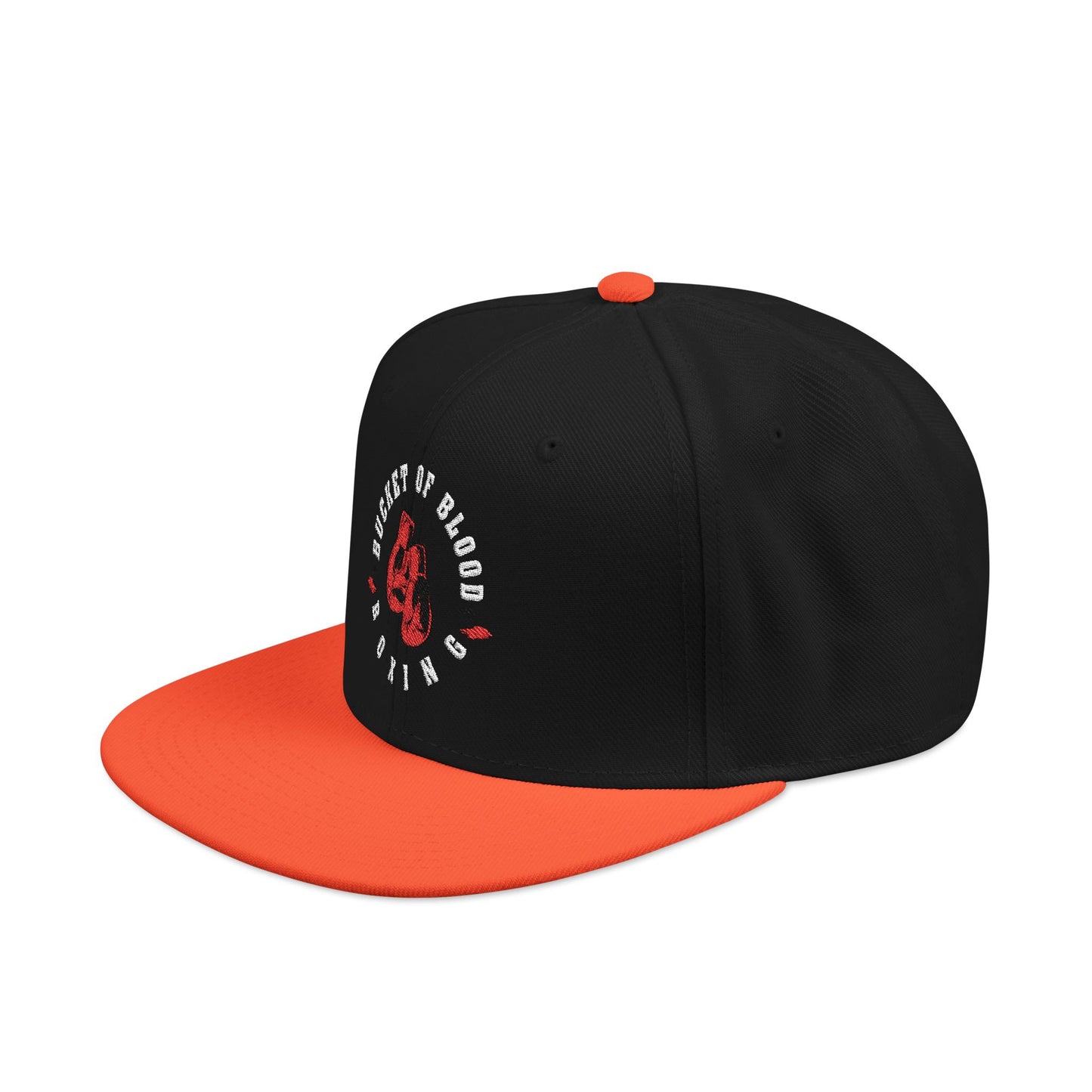 Snapback - Embroidered Snapback Hat - Bucket of Blood