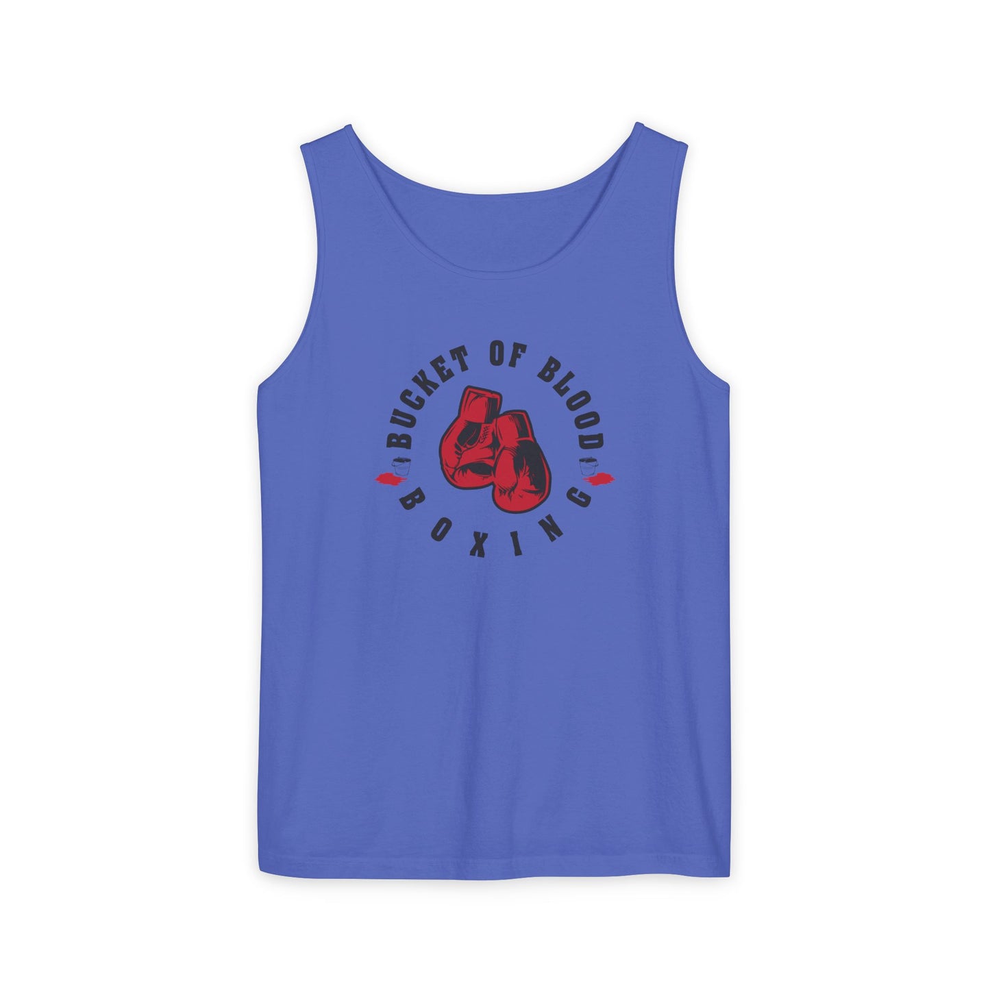 Mens Tank Tops -"Bucket of Blood" - Boxing Gym Tank Top