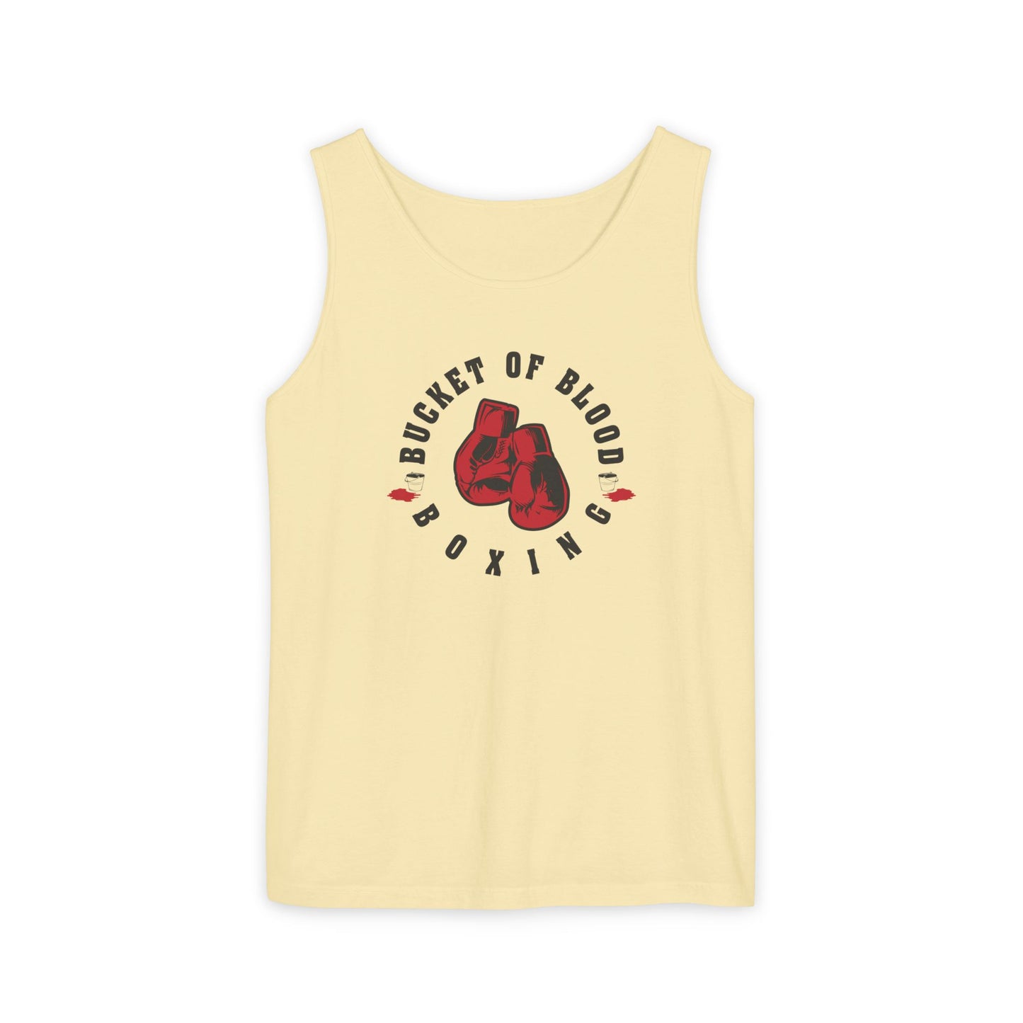 Mens Tank Tops -"Bucket of Blood" - Boxing Gym Tank Top