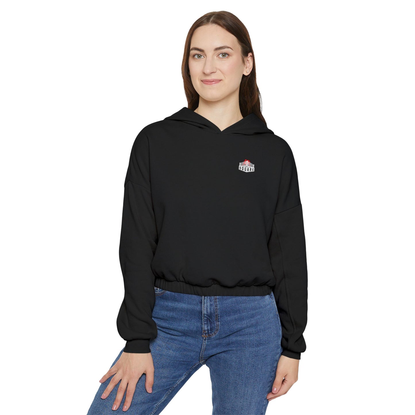Gym Clothing Brands - Women's Cinched Bottom Hoodie