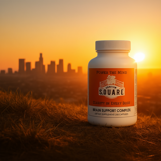 Brain support capsules cognitive health supplement, internal capsule brain for focus, clarity, and mental energy