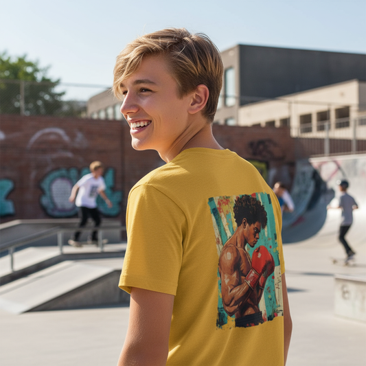 Kids athletic tee, active wear, soft and lightweight sports shirt, outdoor activities, and everyday wear