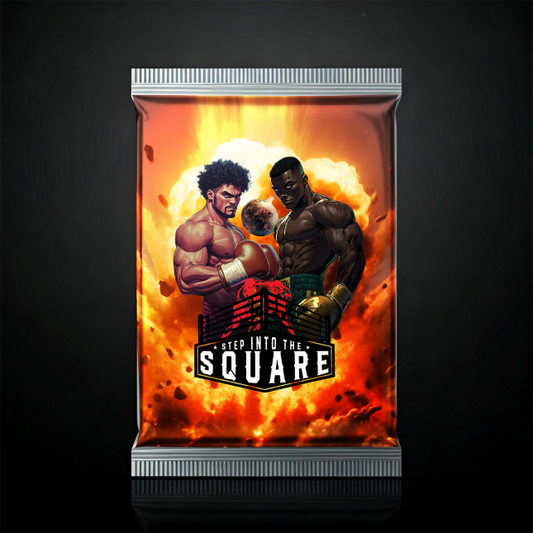 Pack #20 Boxing Card P20-E1-SN-020-105 custom card featuring a high-quality boxing collector card celebrating the fight lifestyle and elite fighters.