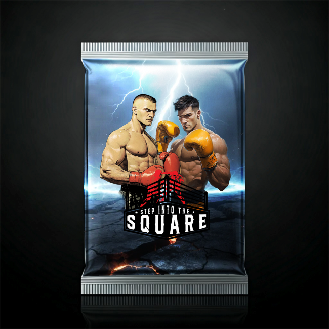 P29-E1-SN-029-105 trading sports card from Pack #29 featuring a boxing-inspired collectible design