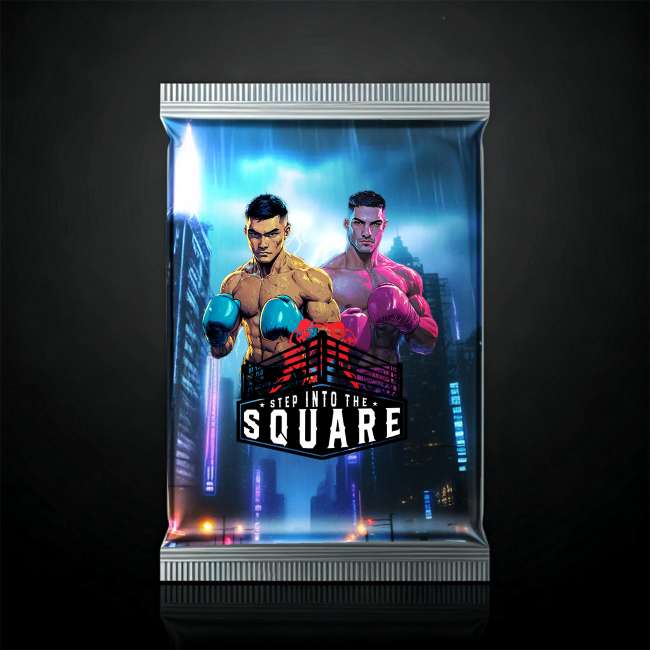 Pack #12 Boxing Card P12-E1-SN-012-105 trading card collector featuring classic boxing aesthetics with modern collector design and iconic fighter imagery.