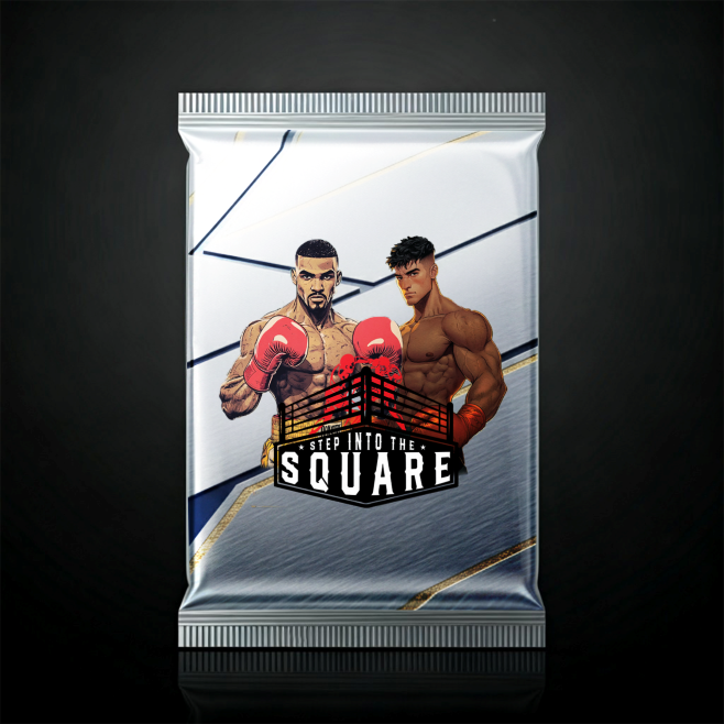 Ringside memories turned collectibles in Pack #77 - P77-E1-SN-077-105, showcasing iconic fight moments and treasured sports memorabilia.