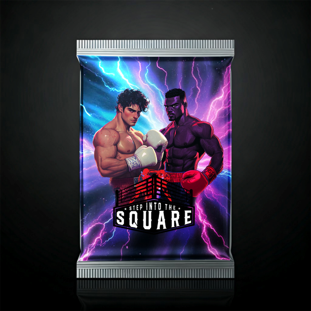 Pack #18 Boxing Card P18-E1-SN-018-105 custom cards featuring a boxing collector card capturing the drama and intensity of competition in the ring.